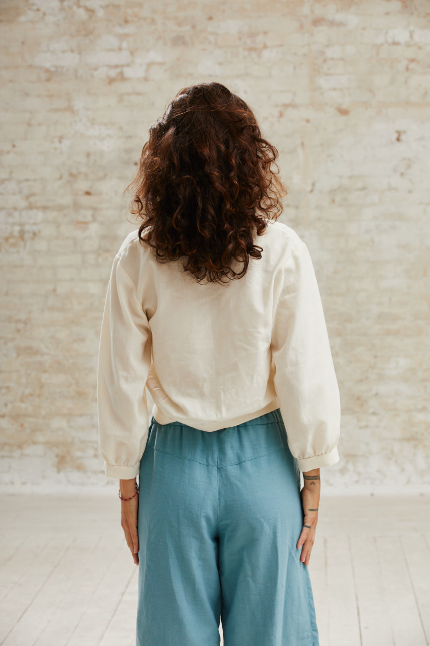 Cotton Blouse Sahay Cream