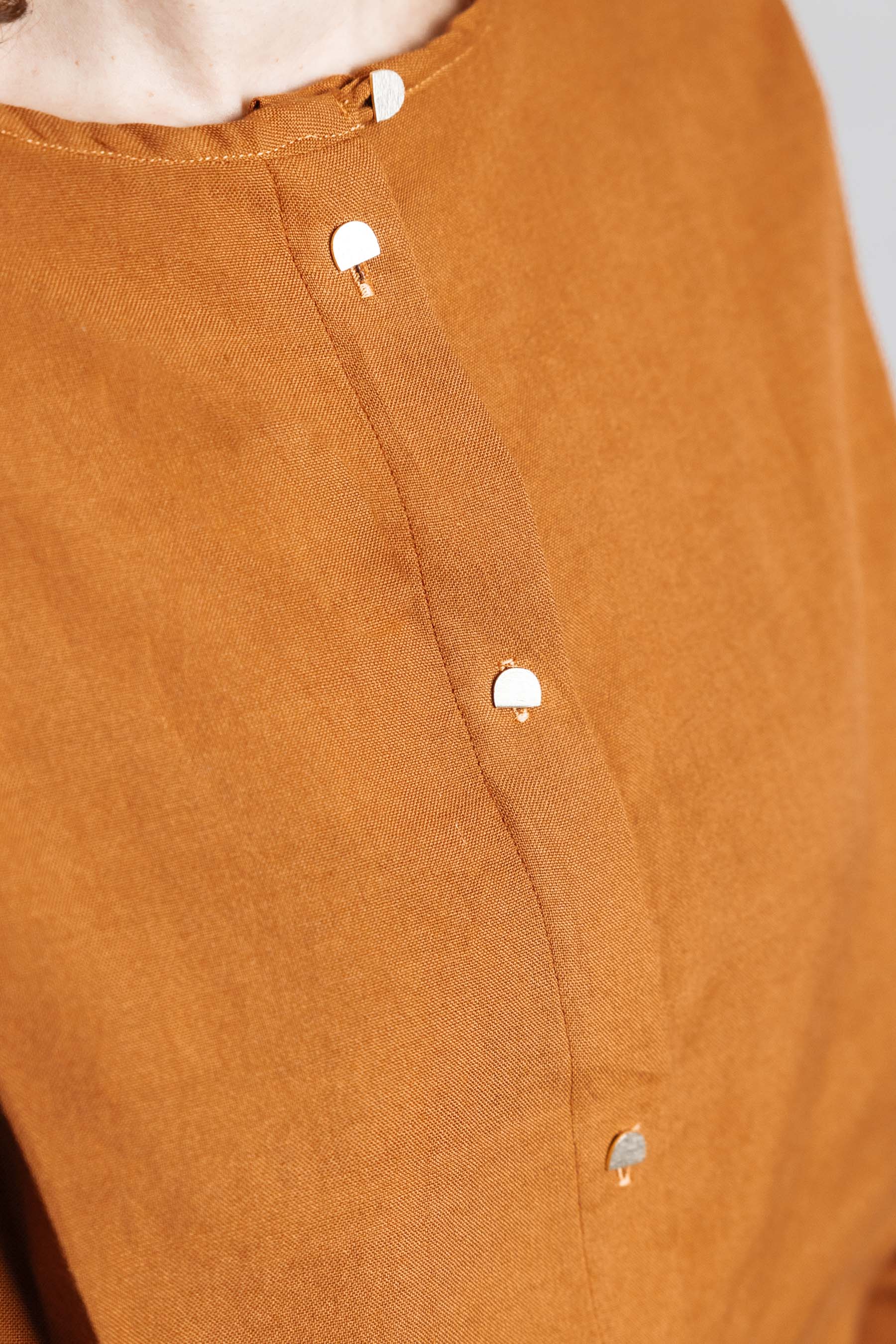 Cotton Blouse Nishi Hazelnut