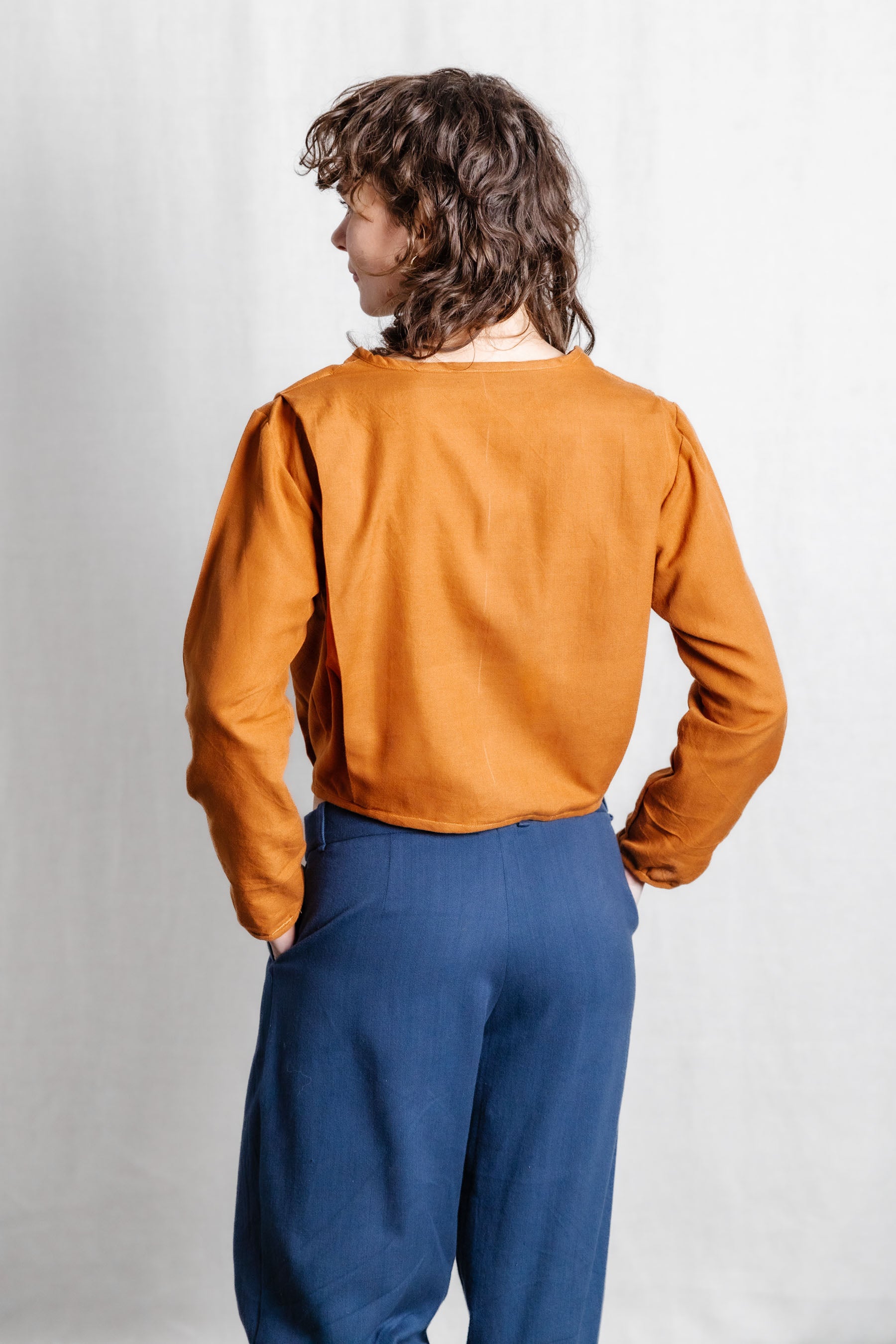 Cotton Blouse Nishi Hazelnut