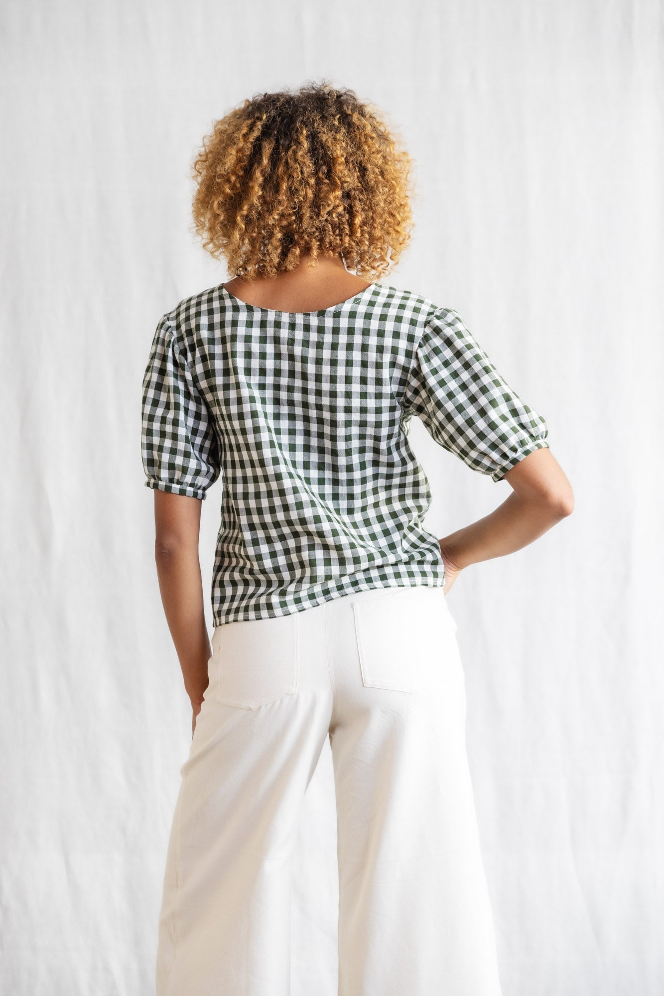 Bio-Baumwoll Bluse Kalira Checks