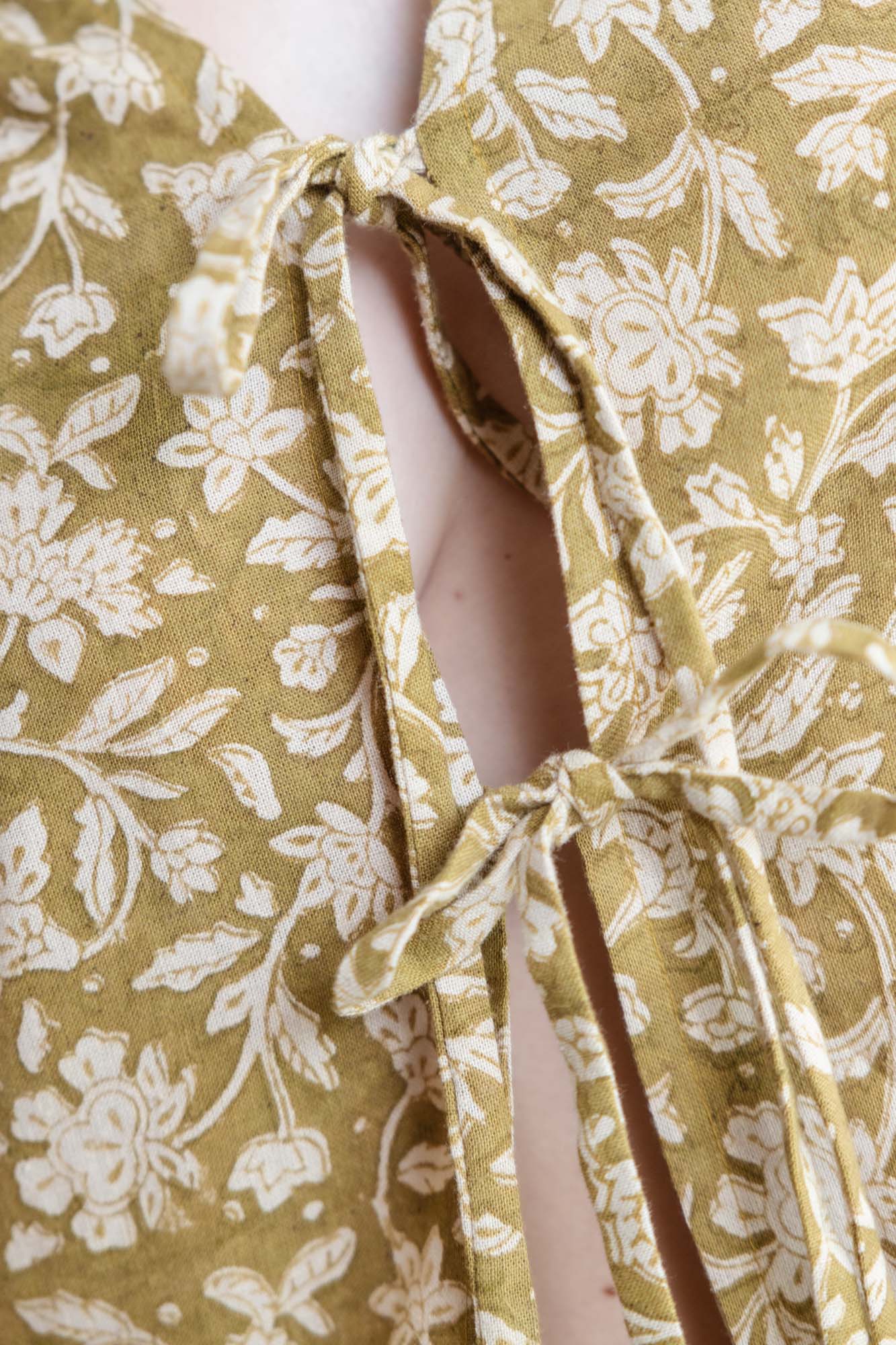 Bio-Baumwoll Bluse Kalira Blockprint