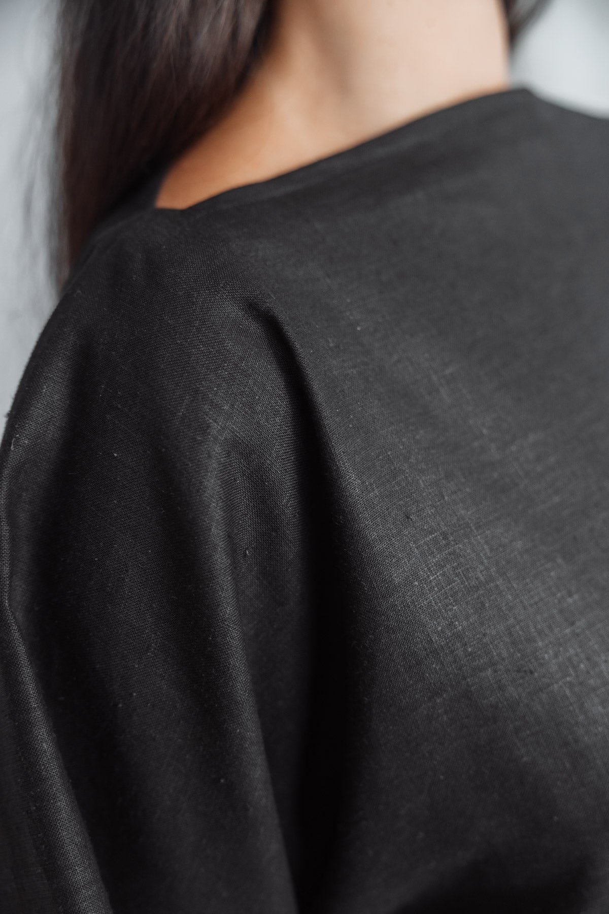 Organic cotton blouse Risay Black