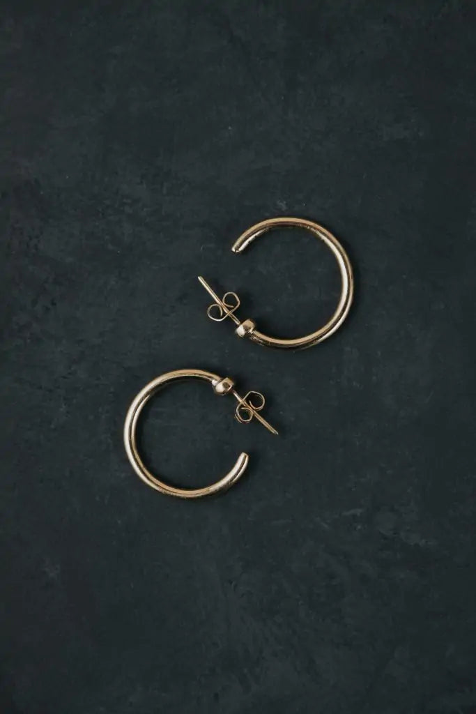 Hoop earrings Chandini brass