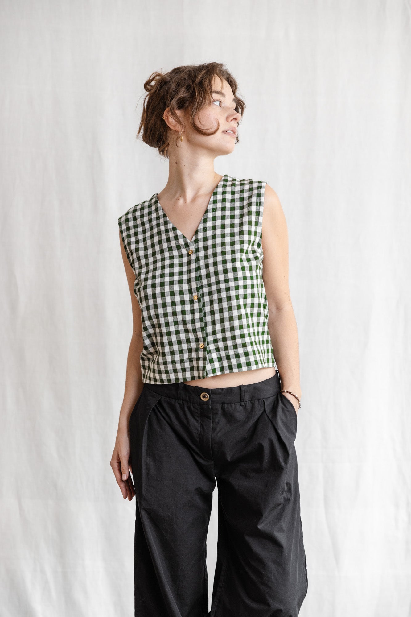 Baumwoll Top Chatania Checks