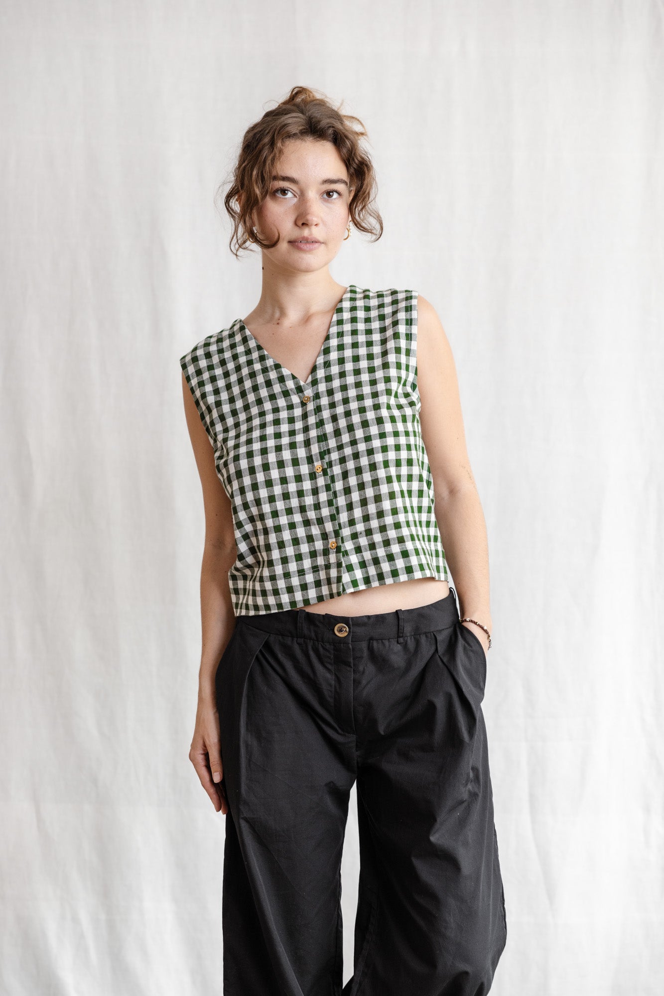 Baumwoll Top Chatania Checks