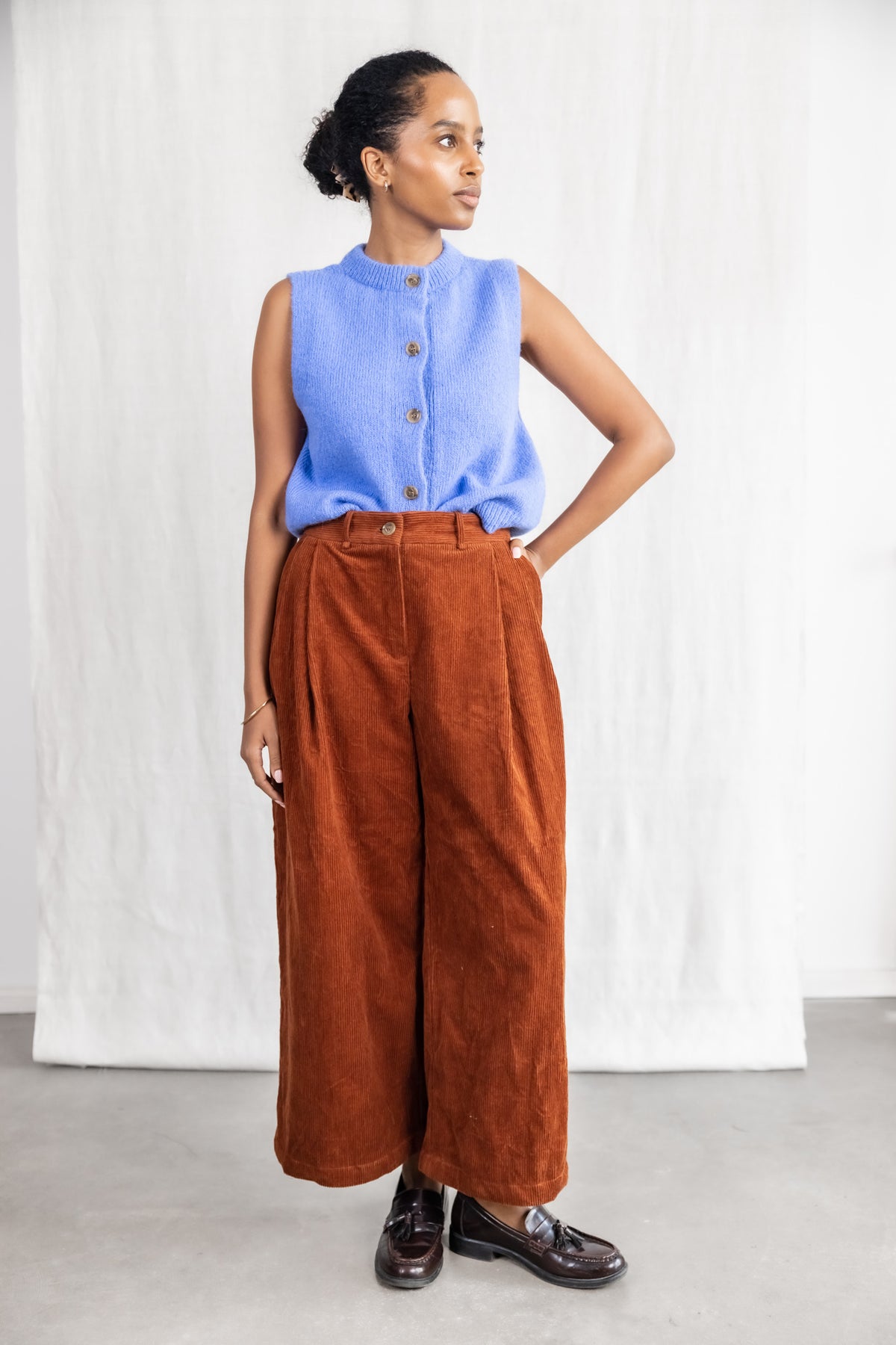 Baumwollcord Culotte Awasi Masala