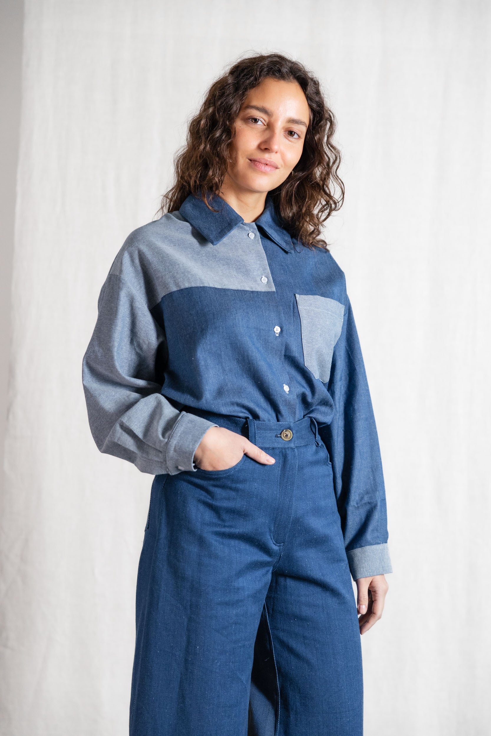 Bio-Baumwoll Shirt Ashrit Denim