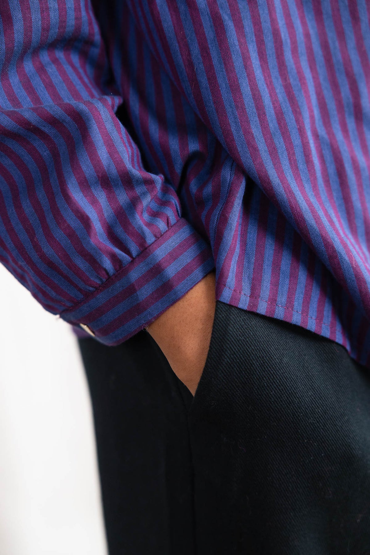 Bio-Baumwoll Bluse Hawali Streifen