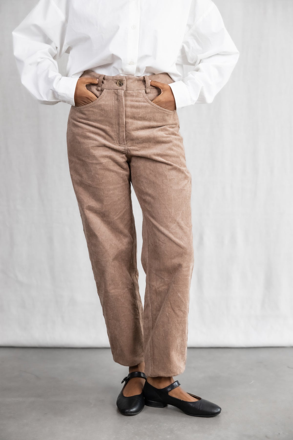 Baumwollcord Hose Palash Cappuccino