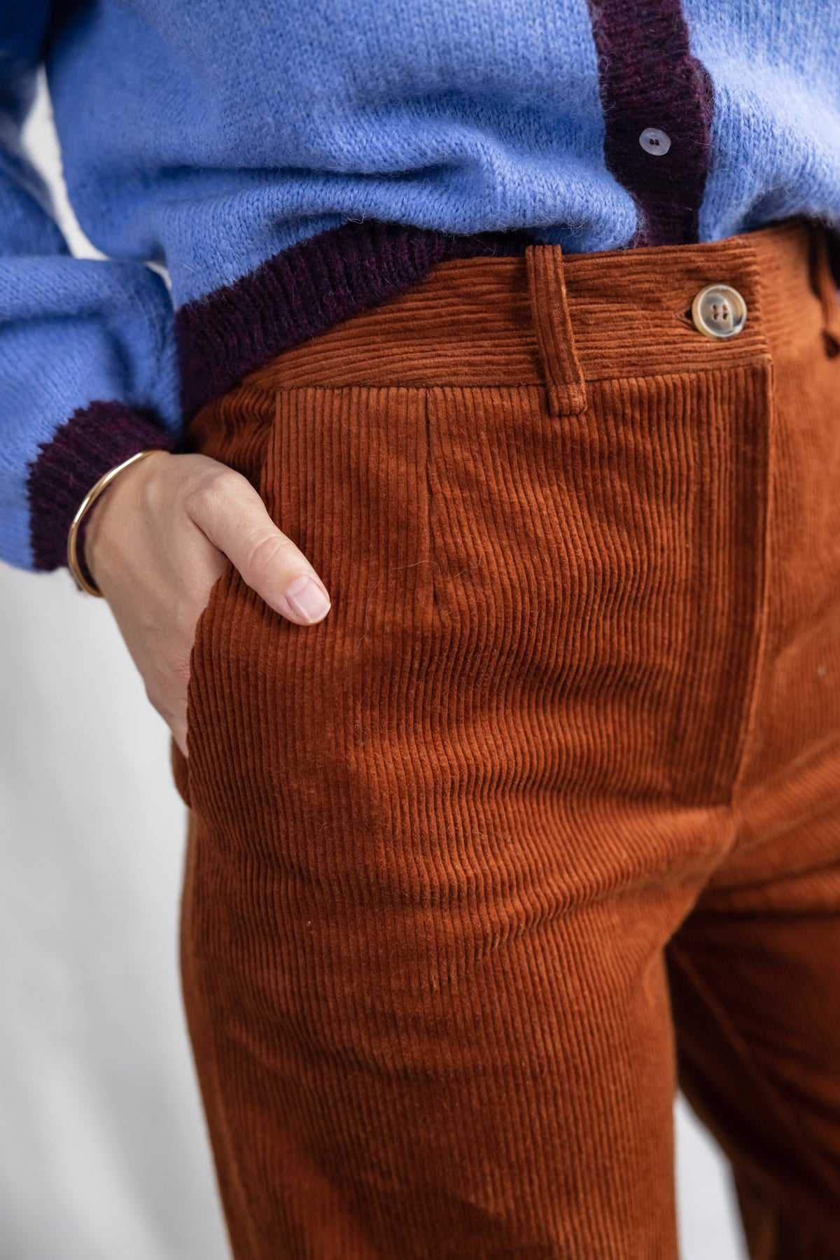 Baumwollcord Hose Suhrutam Masala
