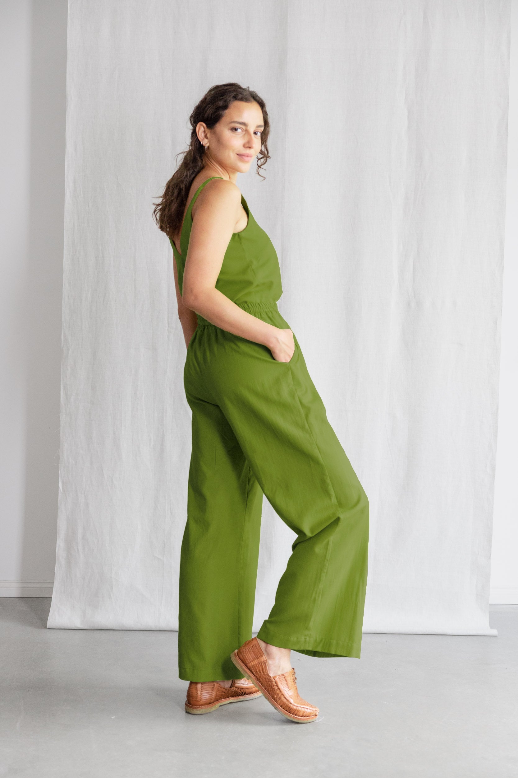 Bio-Baumwoll Hose Jayan Basilikum