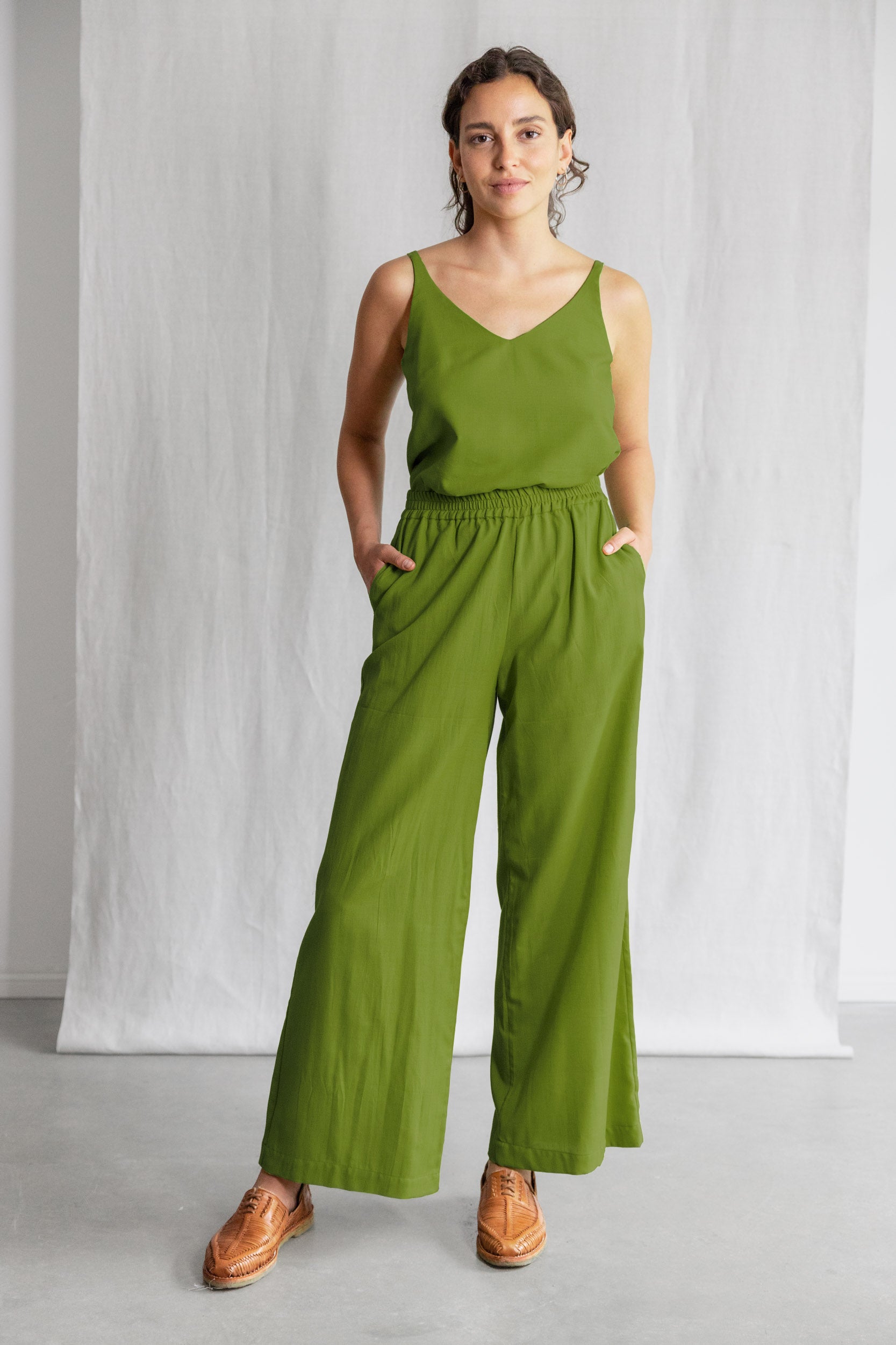 Bio-Baumwoll Hose Jayan Basilikum