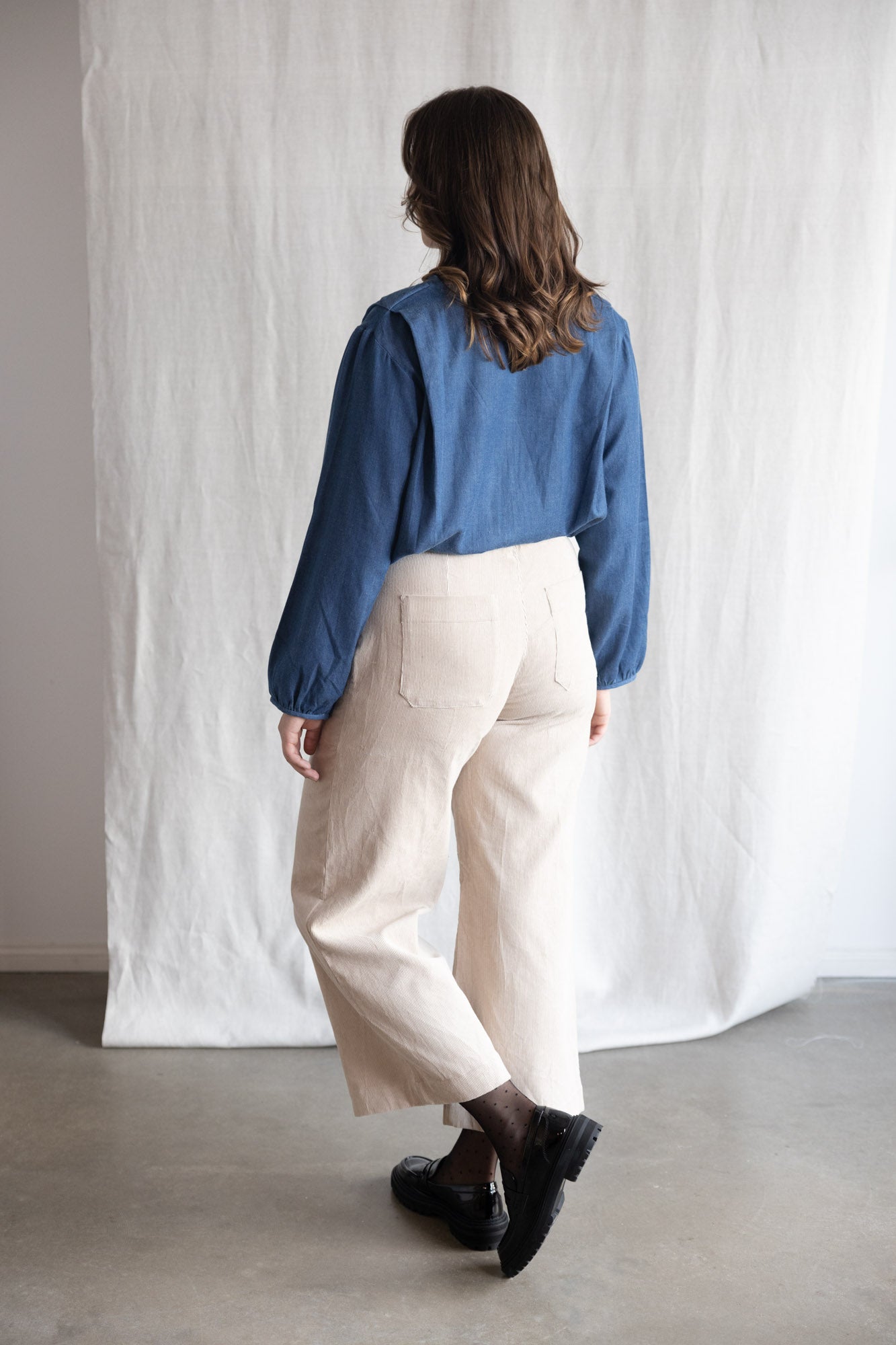 Bio-Baumwollcord Hose Damini Beige