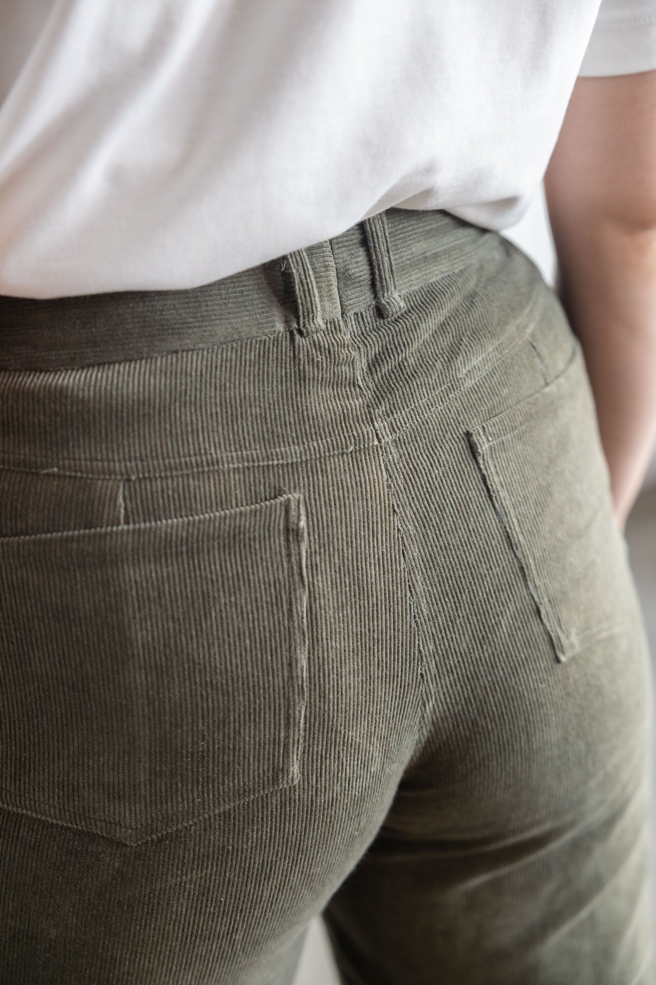 Organic Cotton Corduroy Pants Tushar Pistachio