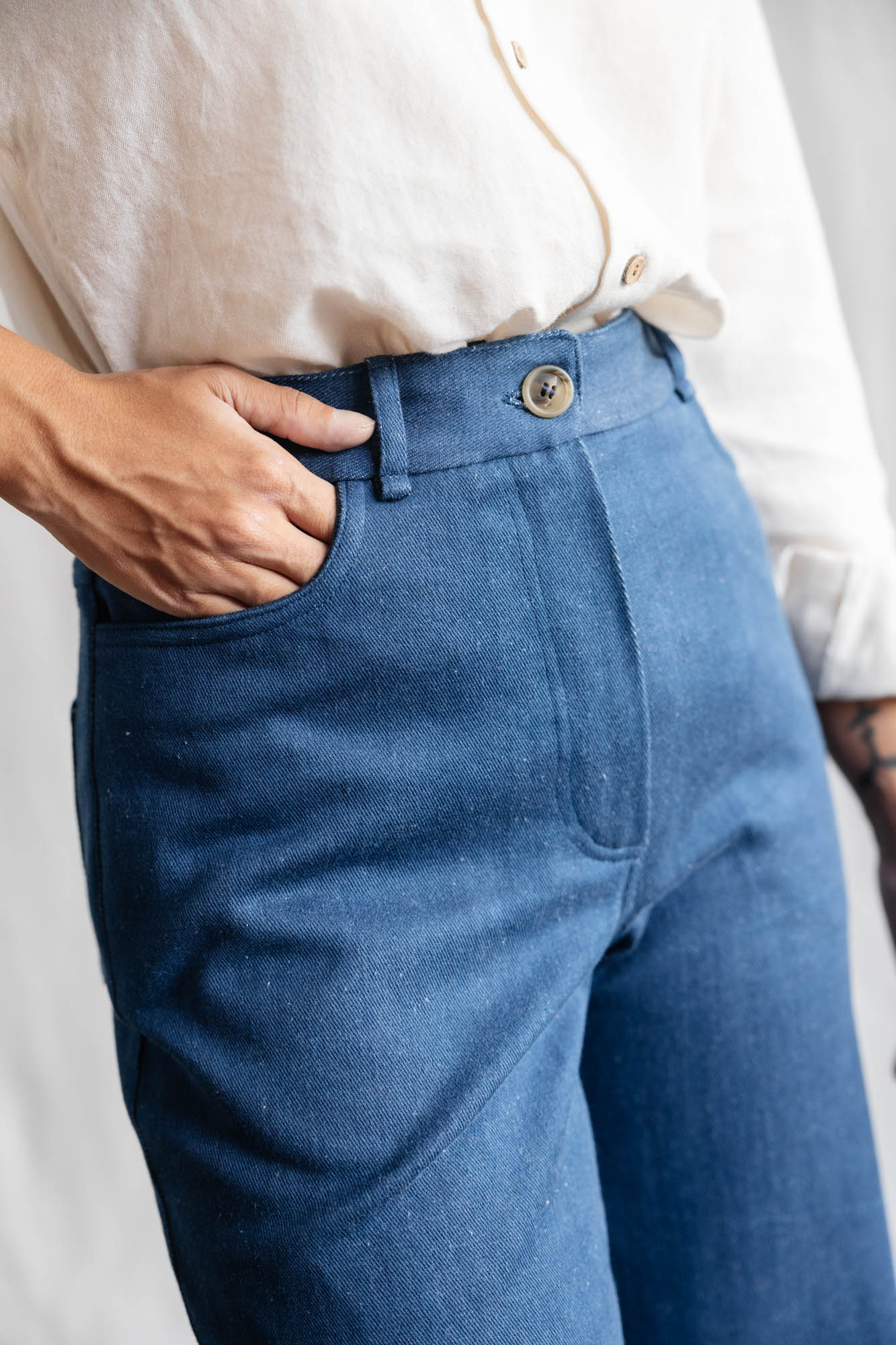 organic cotton denim pants Tushar Denim