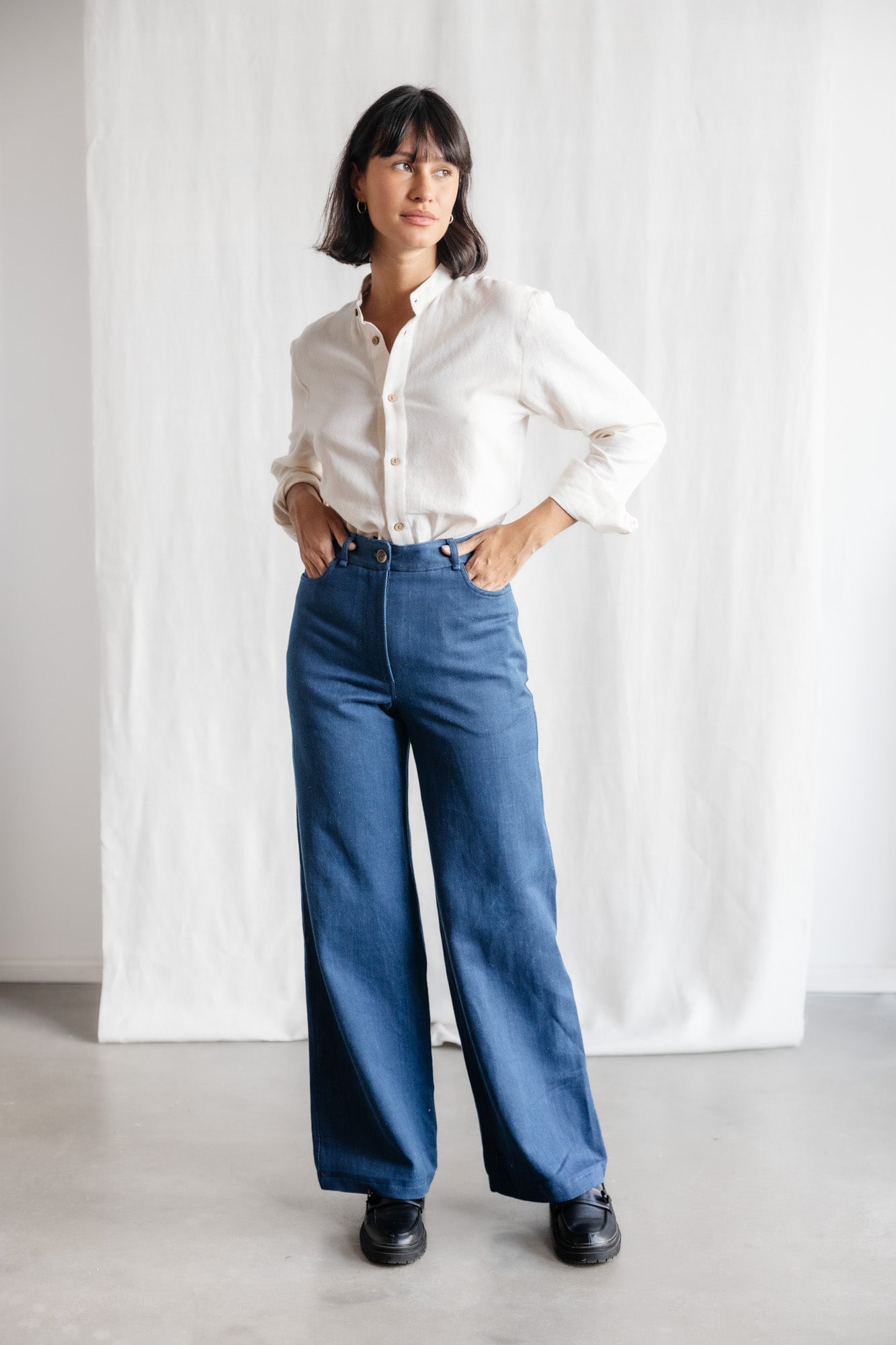 organic cotton denim pants Tushar Denim