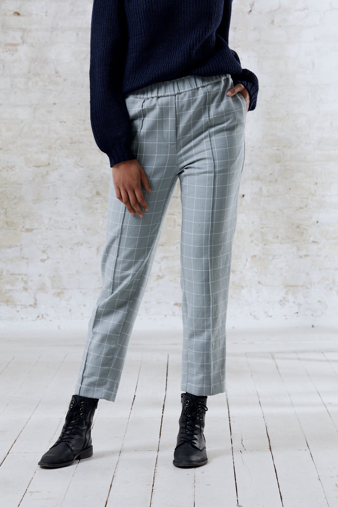 Organic cotton pants Laharim Ice