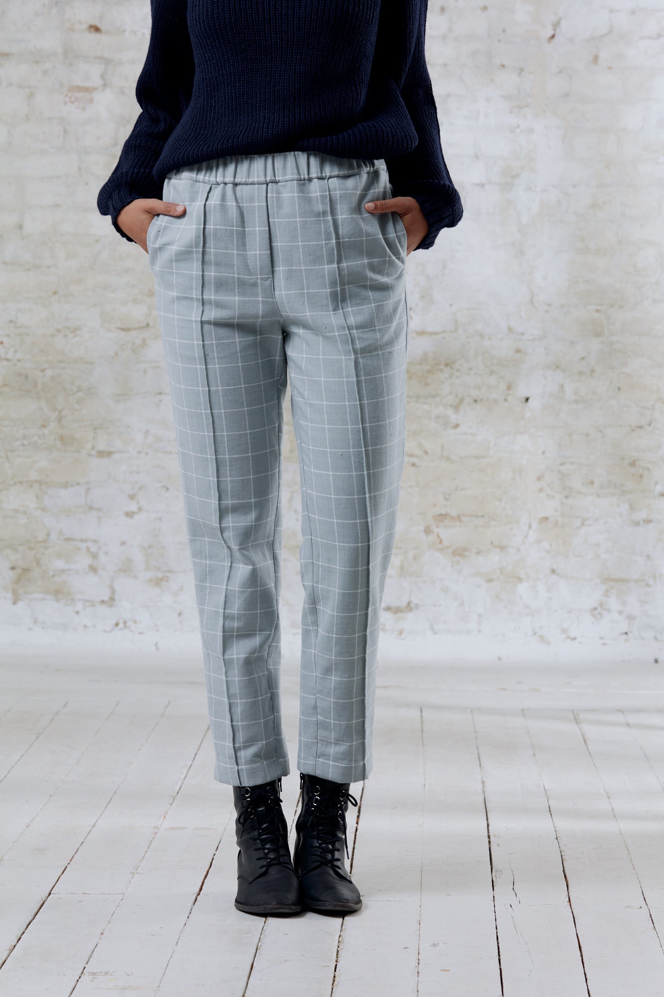 Organic cotton pants Laharim Ice