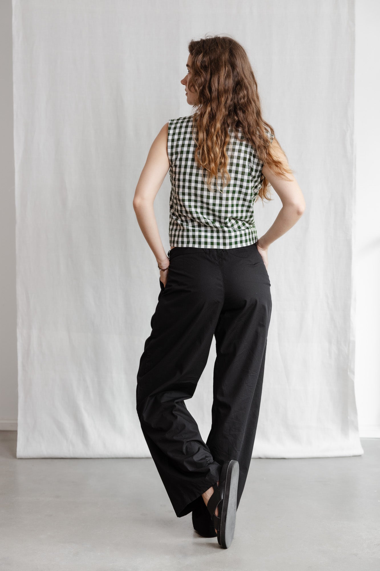 Bio-Baumwoll Hose Meghana Schwarz