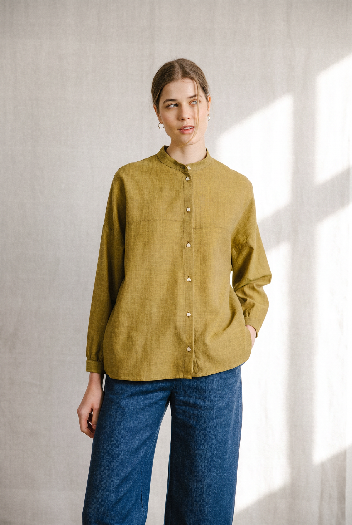 Organic Cotton Blouse Hawali Dijon