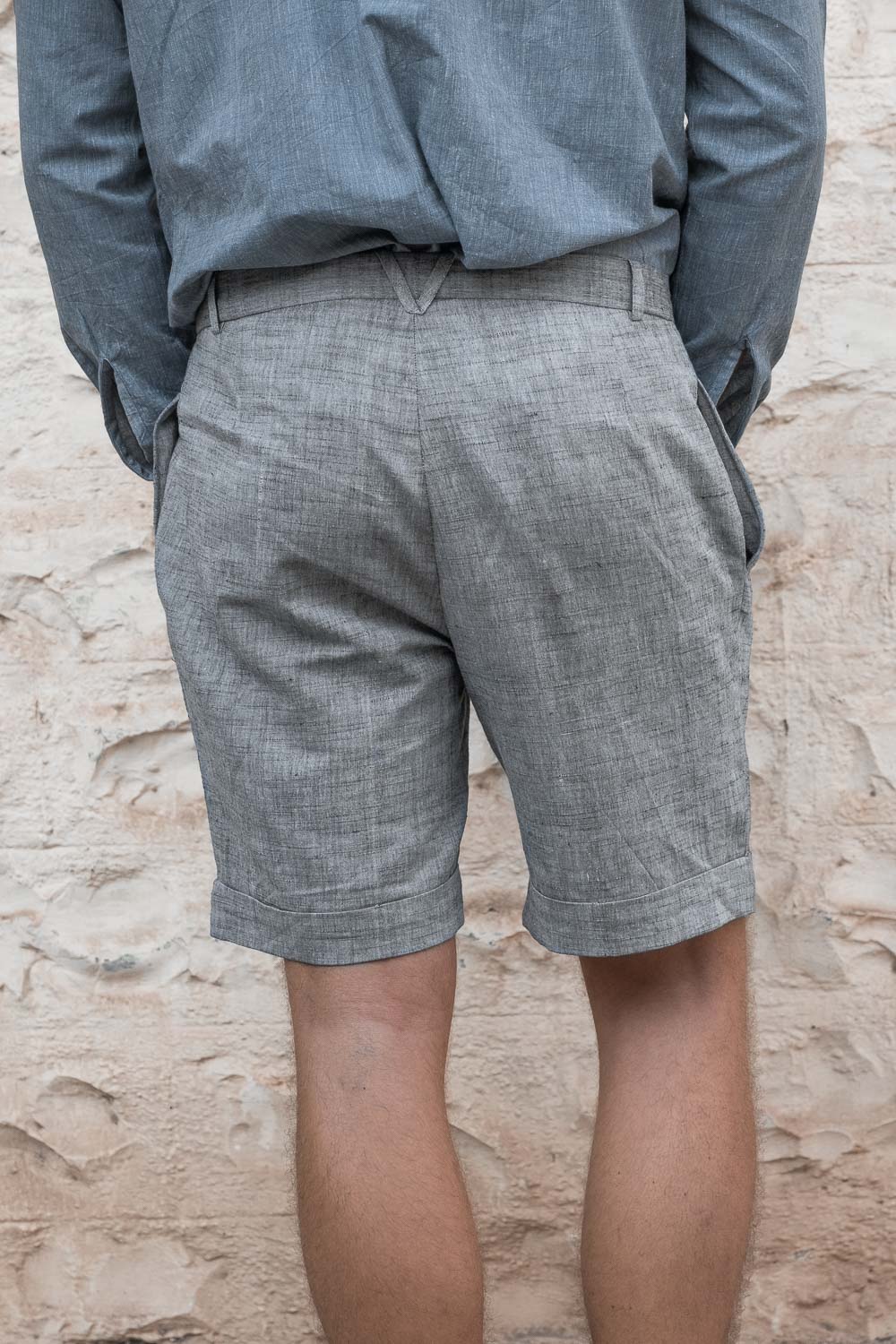 Cotton Shorts Heet Gray