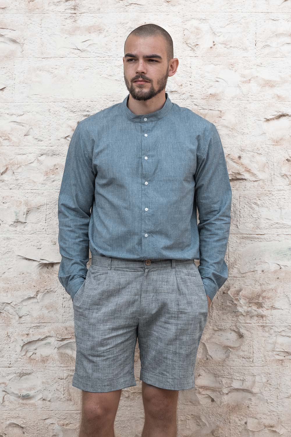 Cotton Shorts Heet Gray