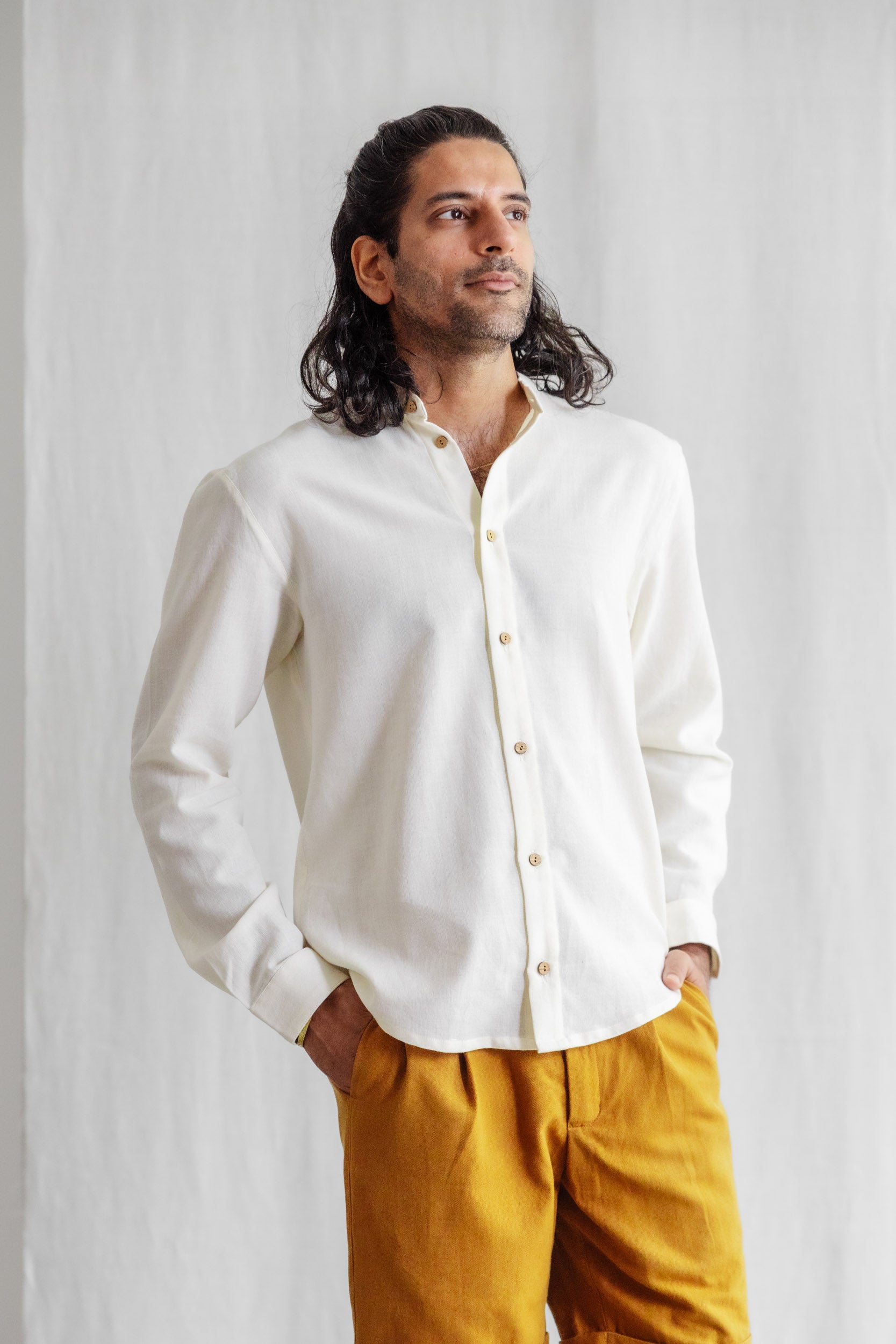 Cotton Shirt Harish Cream