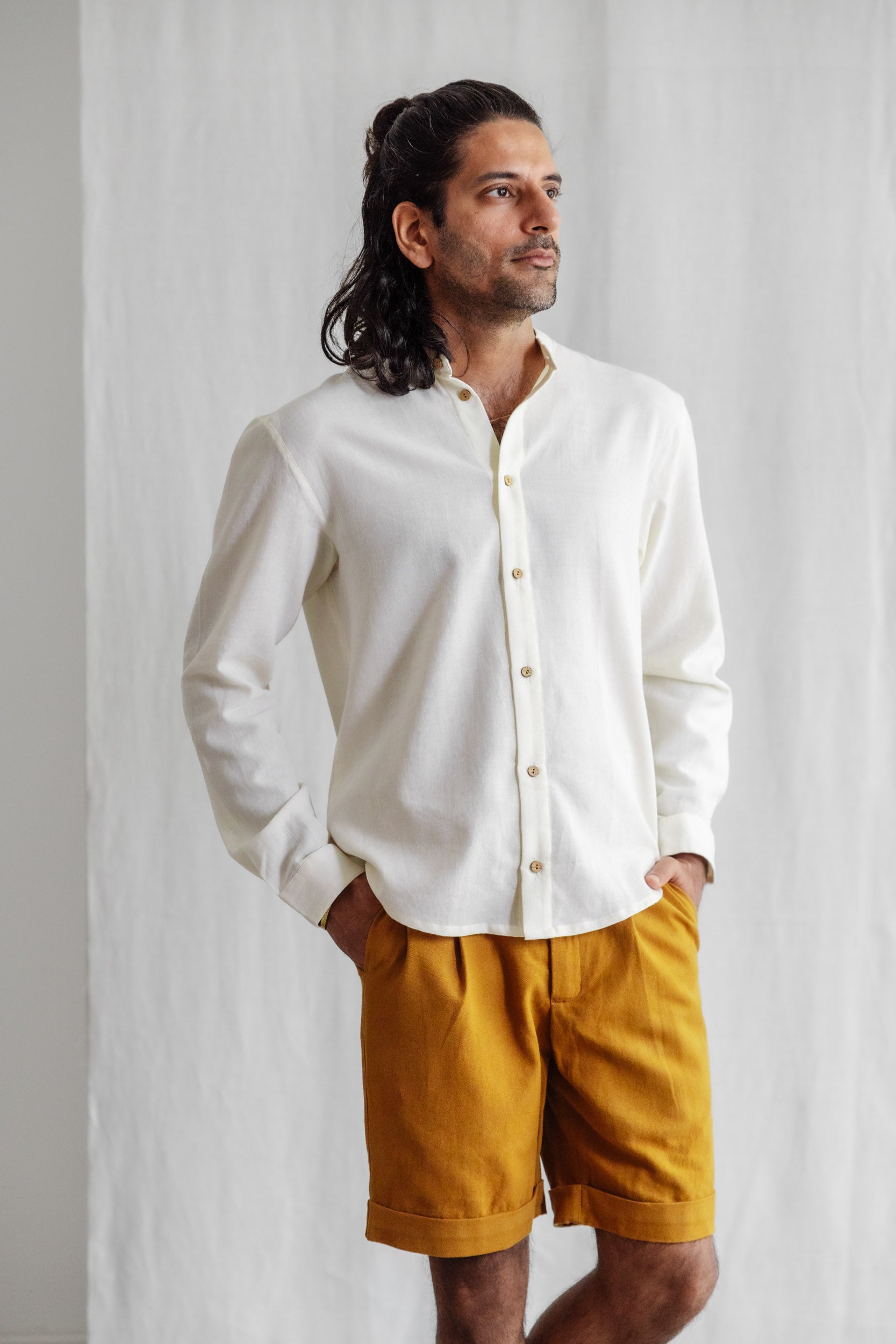 Cotton Shirt Harish Cream