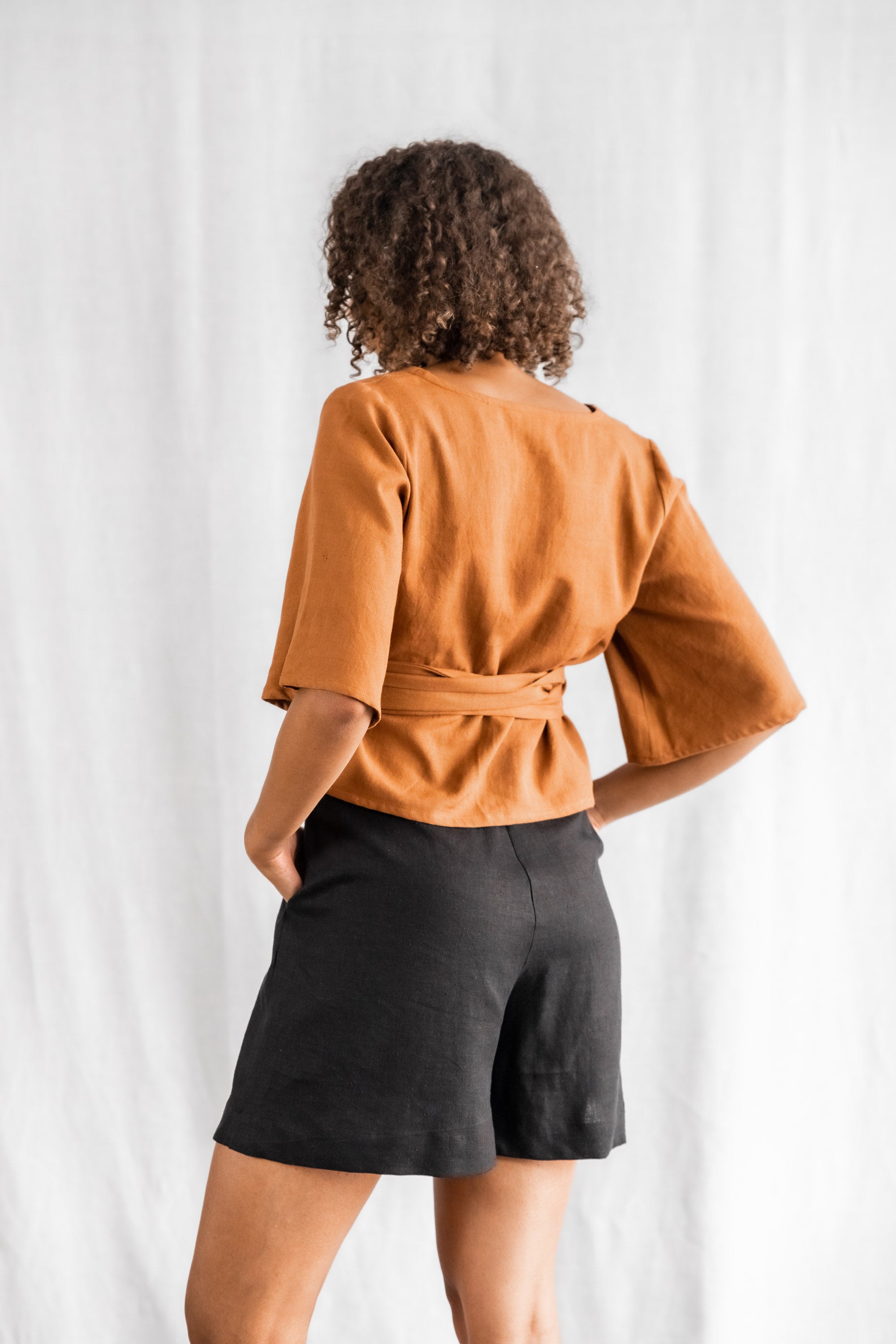 Cotton Blouse Vasanta Hazelnut