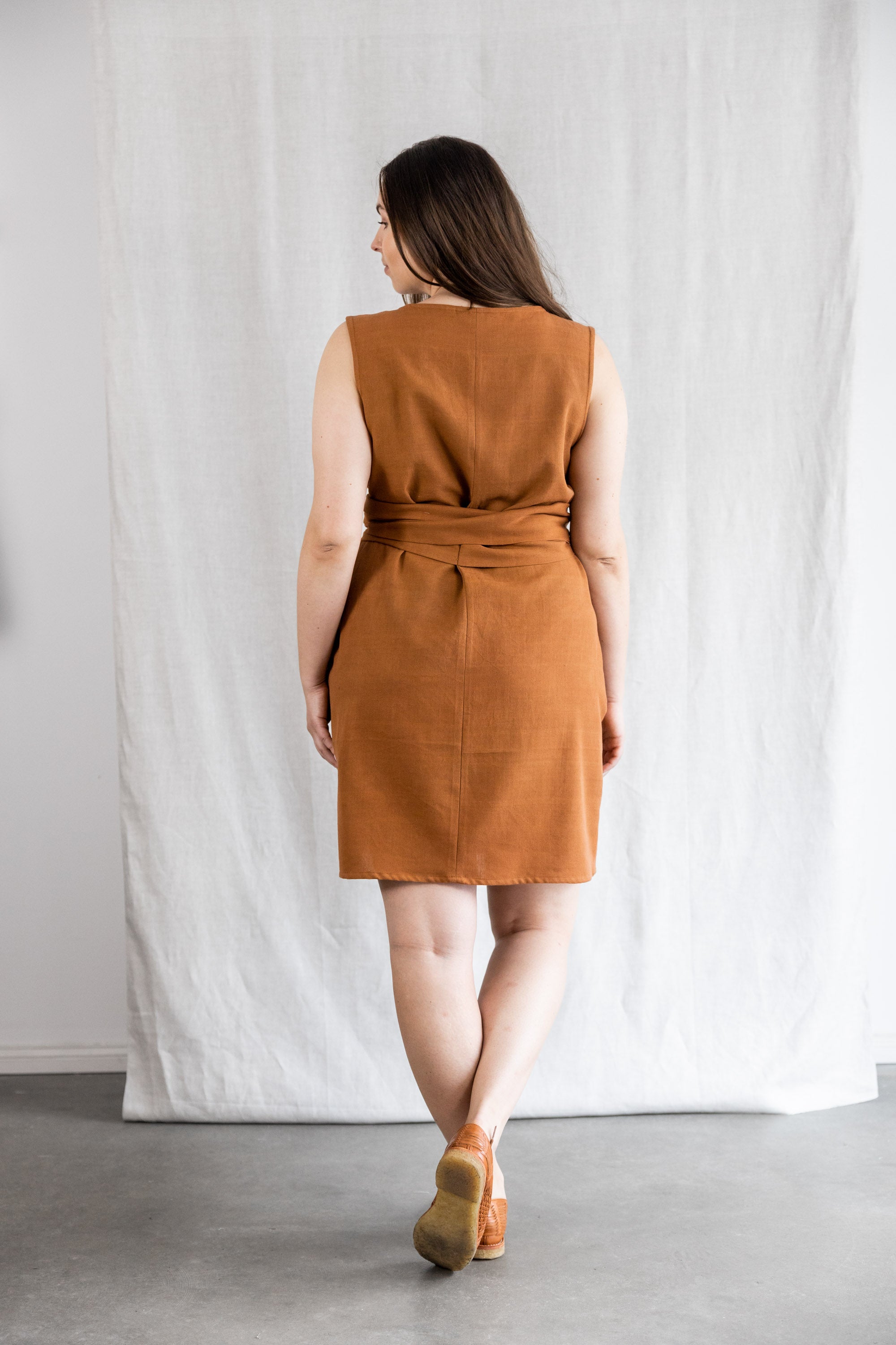 Cotton Dress Aarav Hazelnut