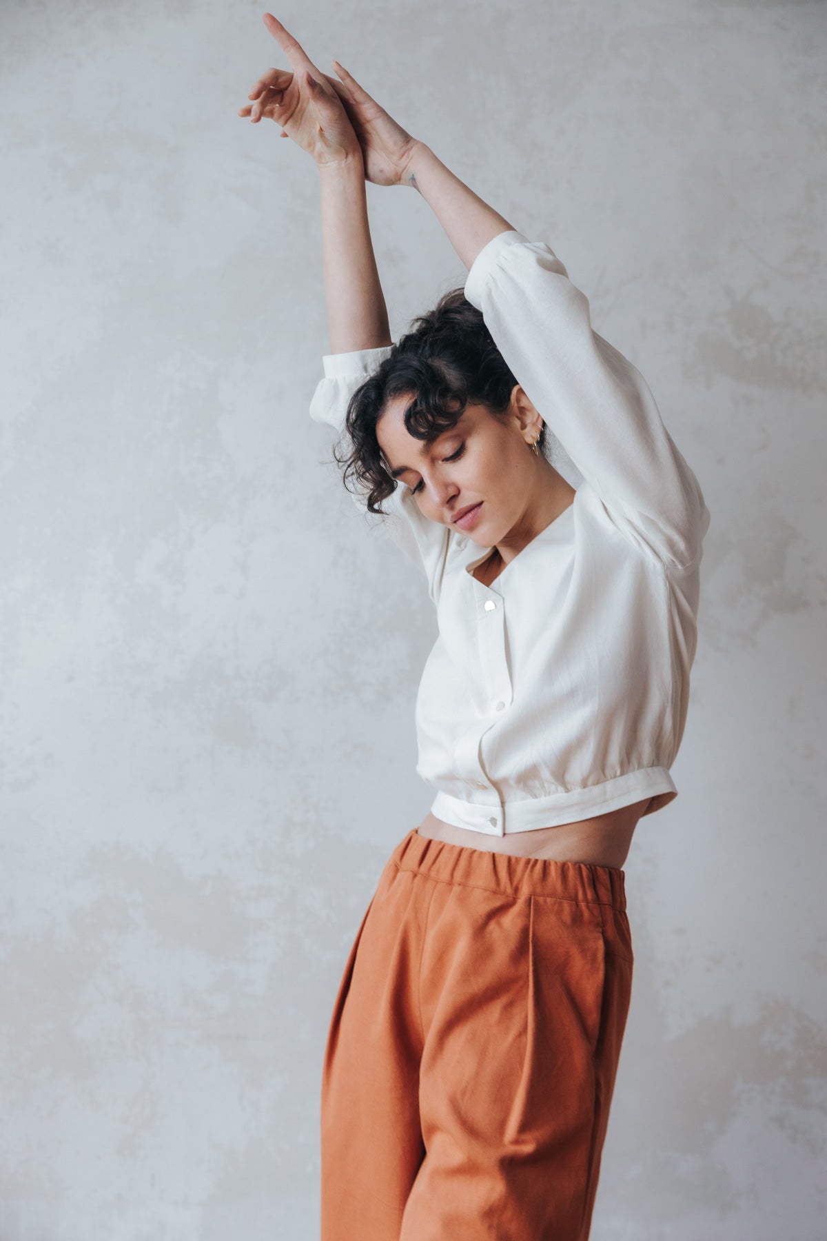 Cotton Blouse Sahay Cream