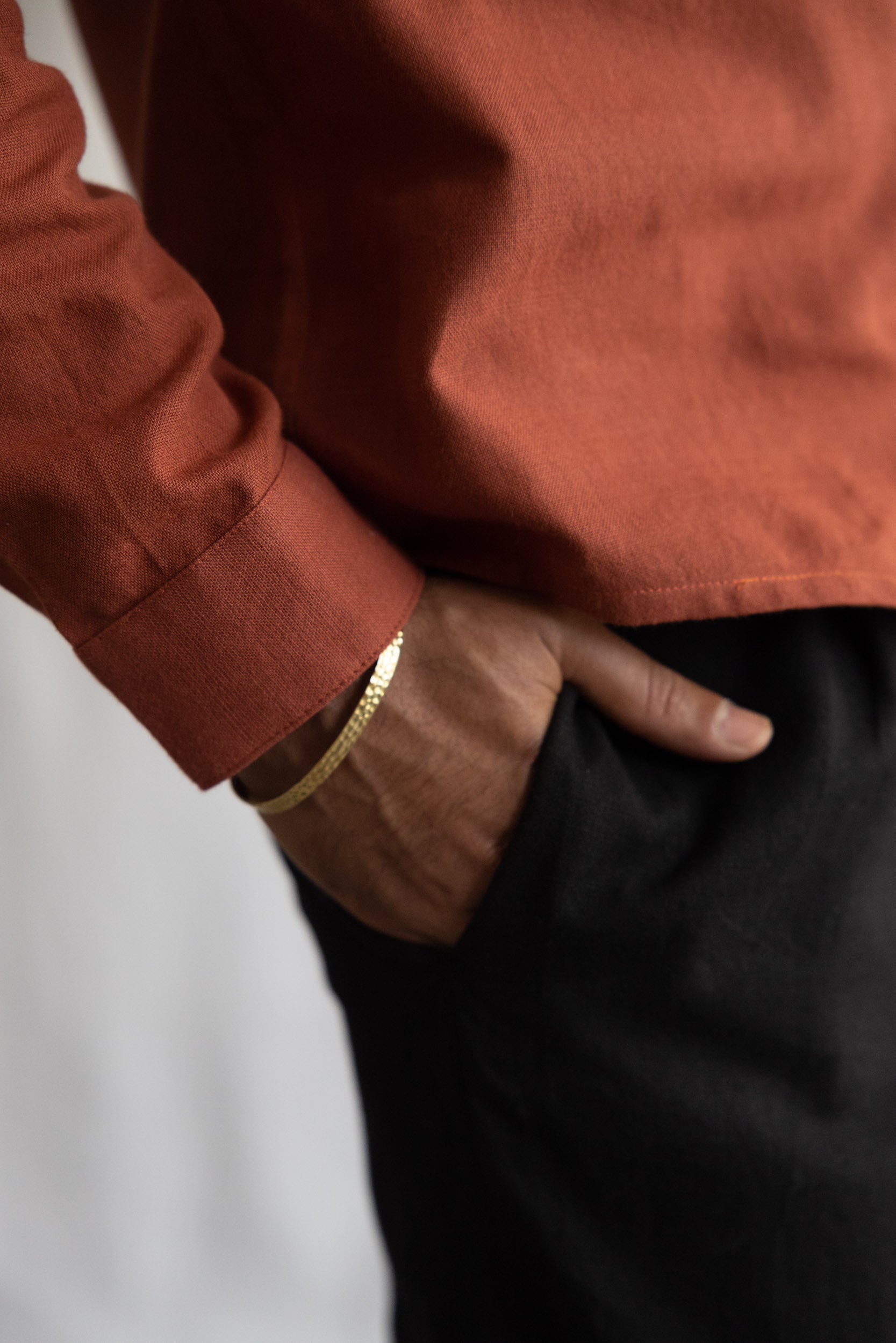 Cotton Shirt Jwala Mahogany Red
