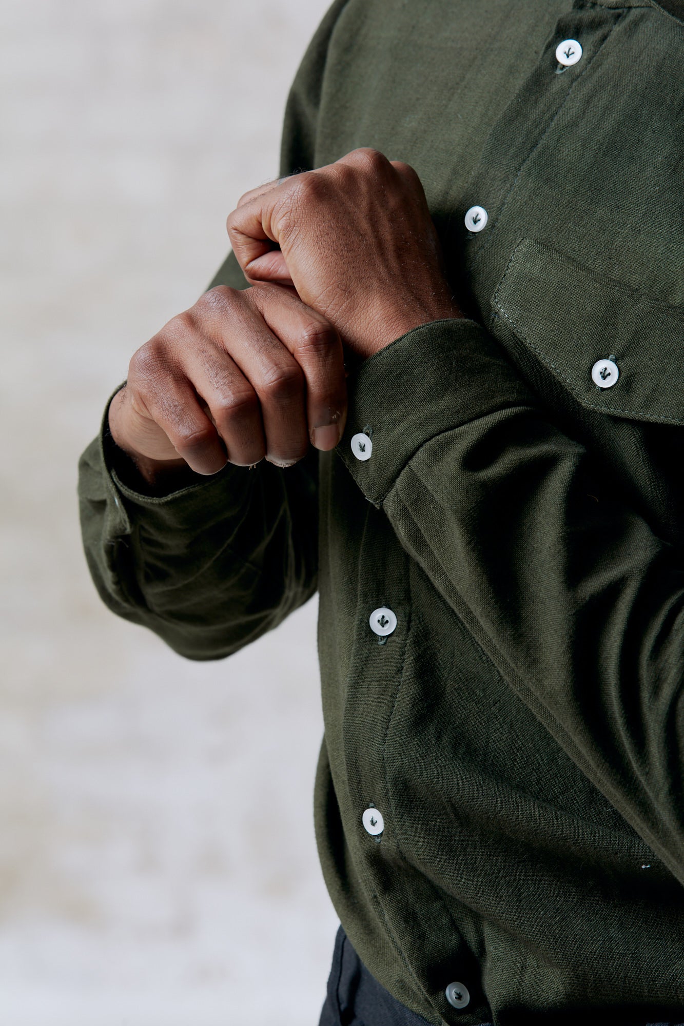 Cotton Shirt Jwala Olive