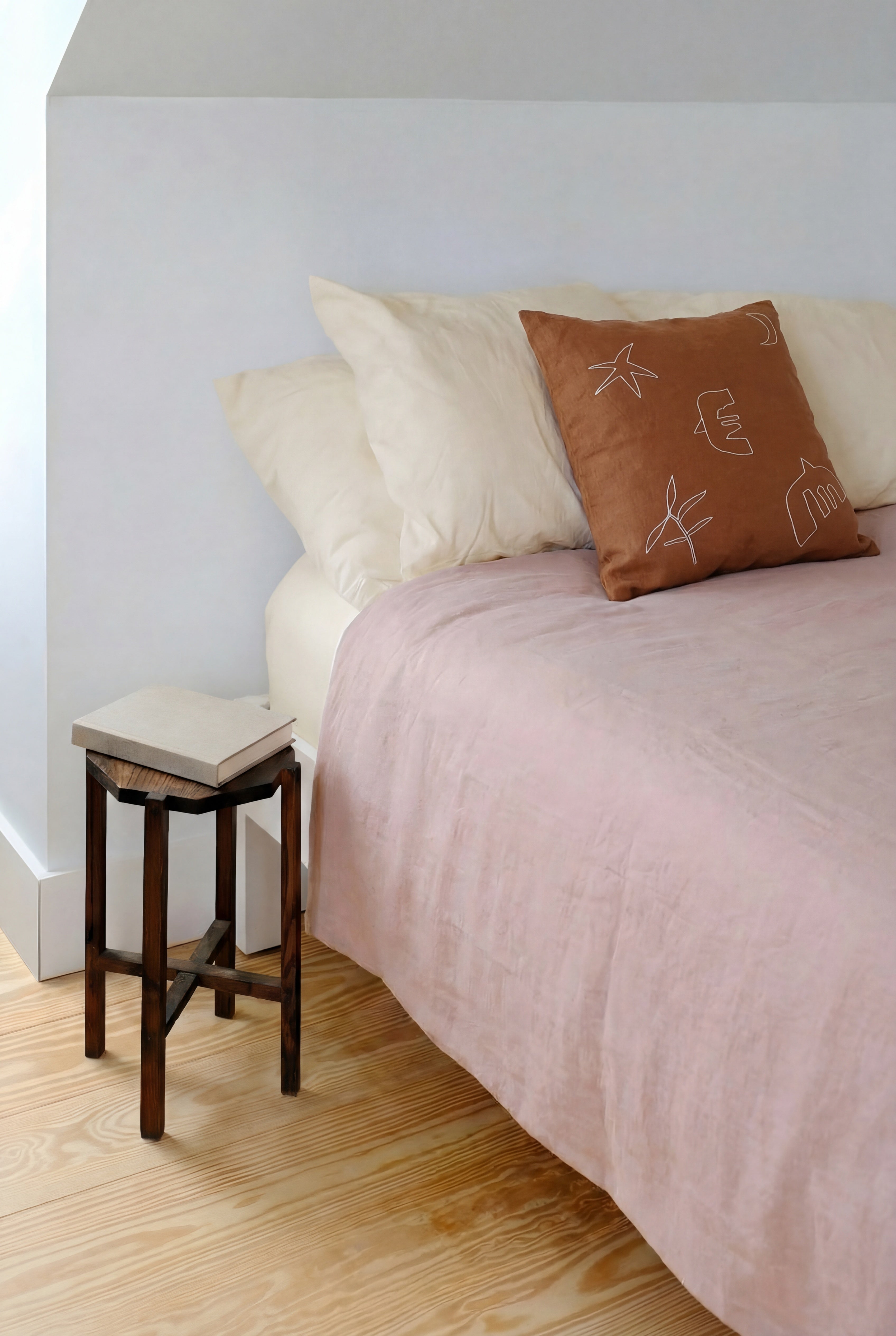 Baumwoll Kissenbezug Chasai Haselnuss