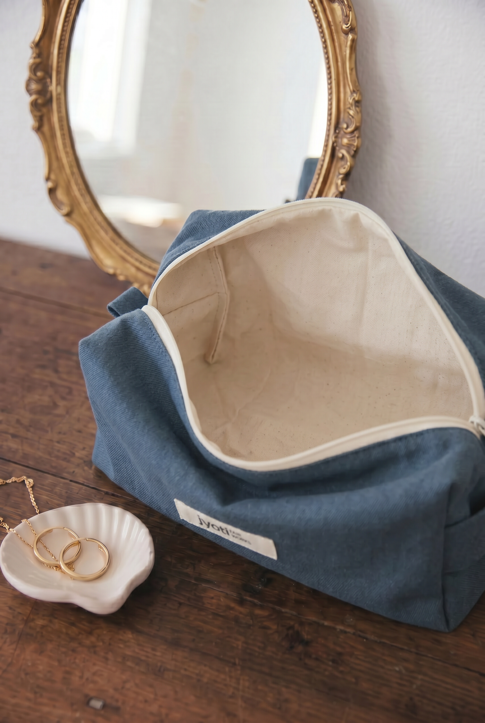 Baumwoll Kulturtasche Phavvaara Ozean