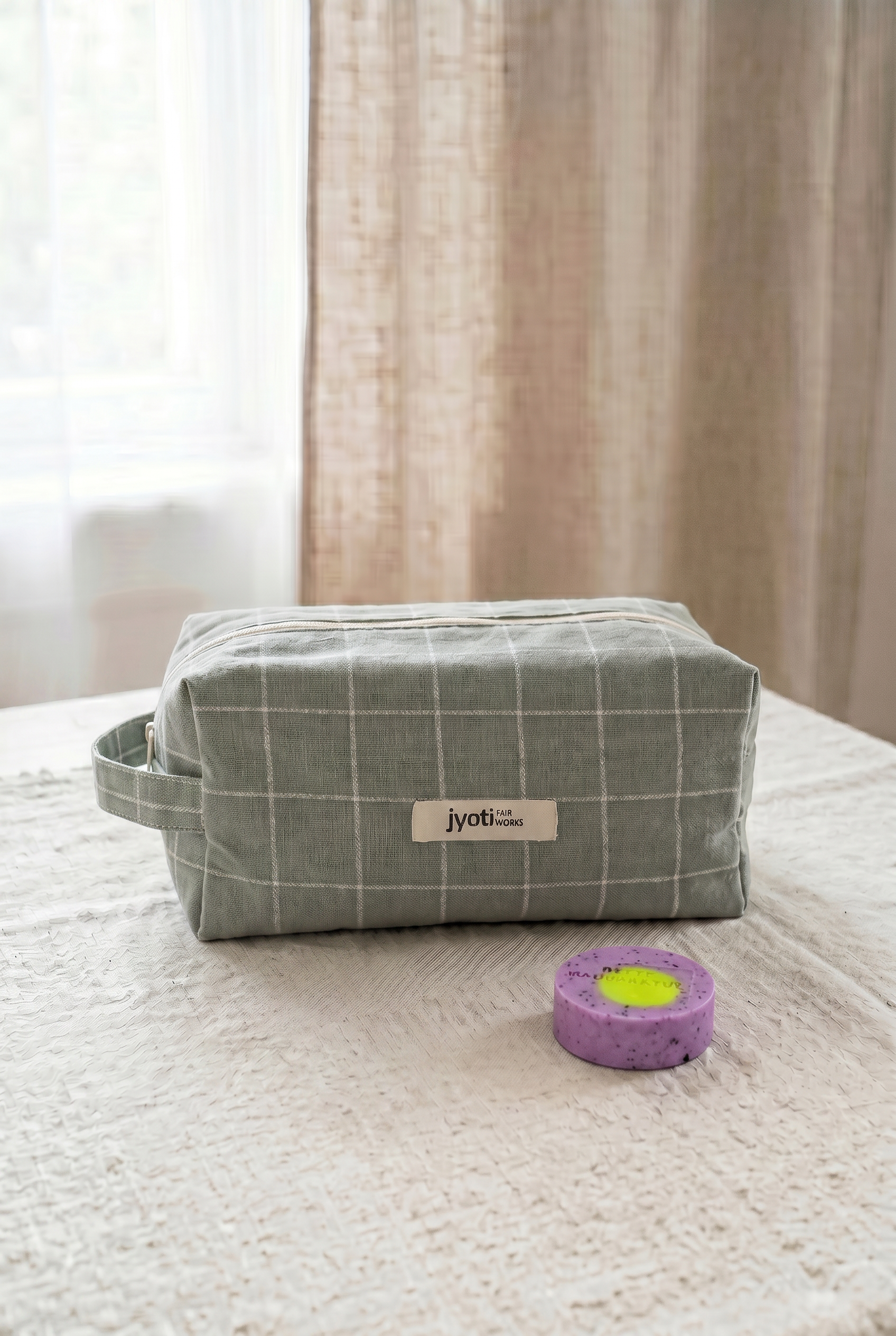 Cotton toiletry bag Phavvaara Ice