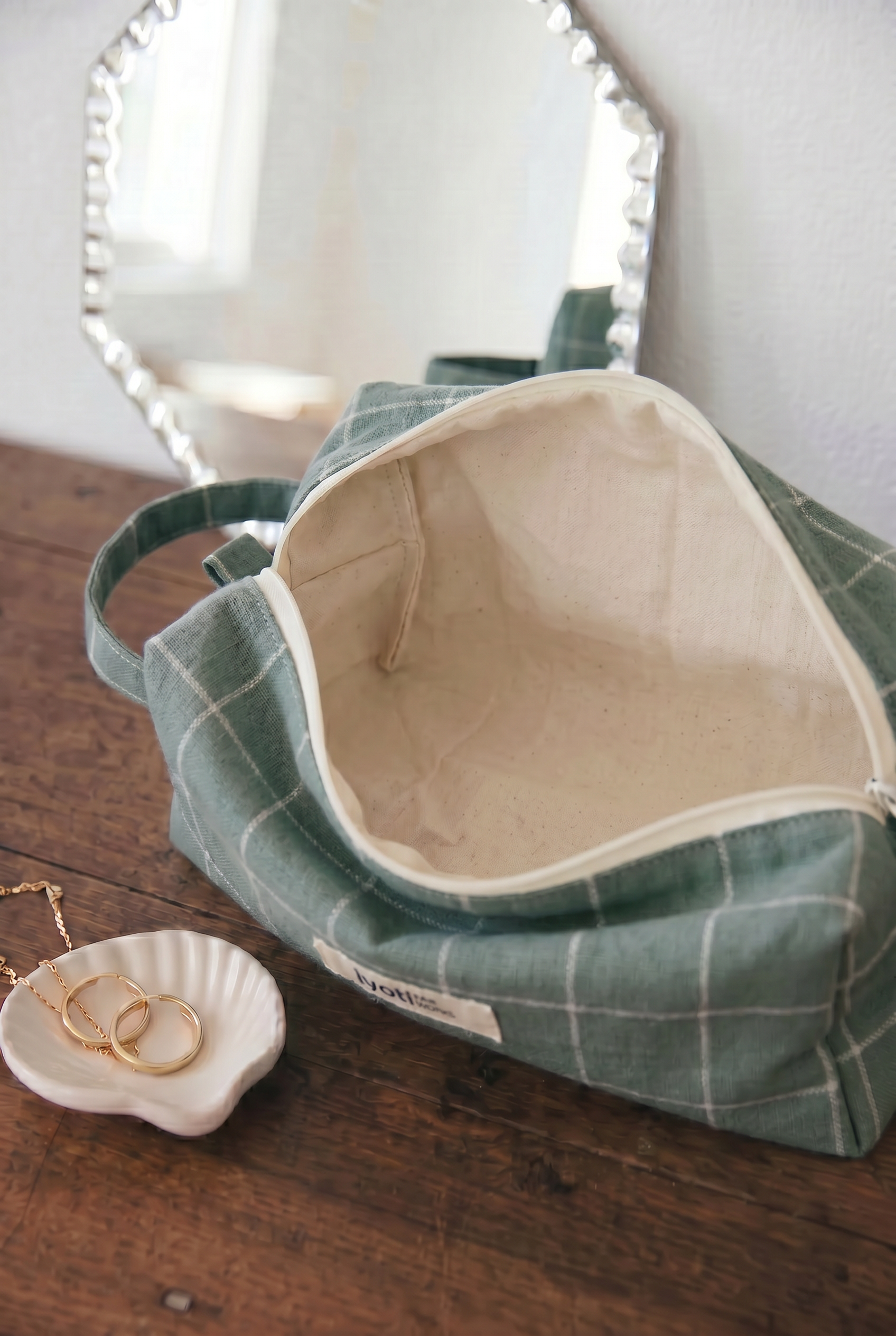 Baumwoll Kulturtasche Phavvaara Eis