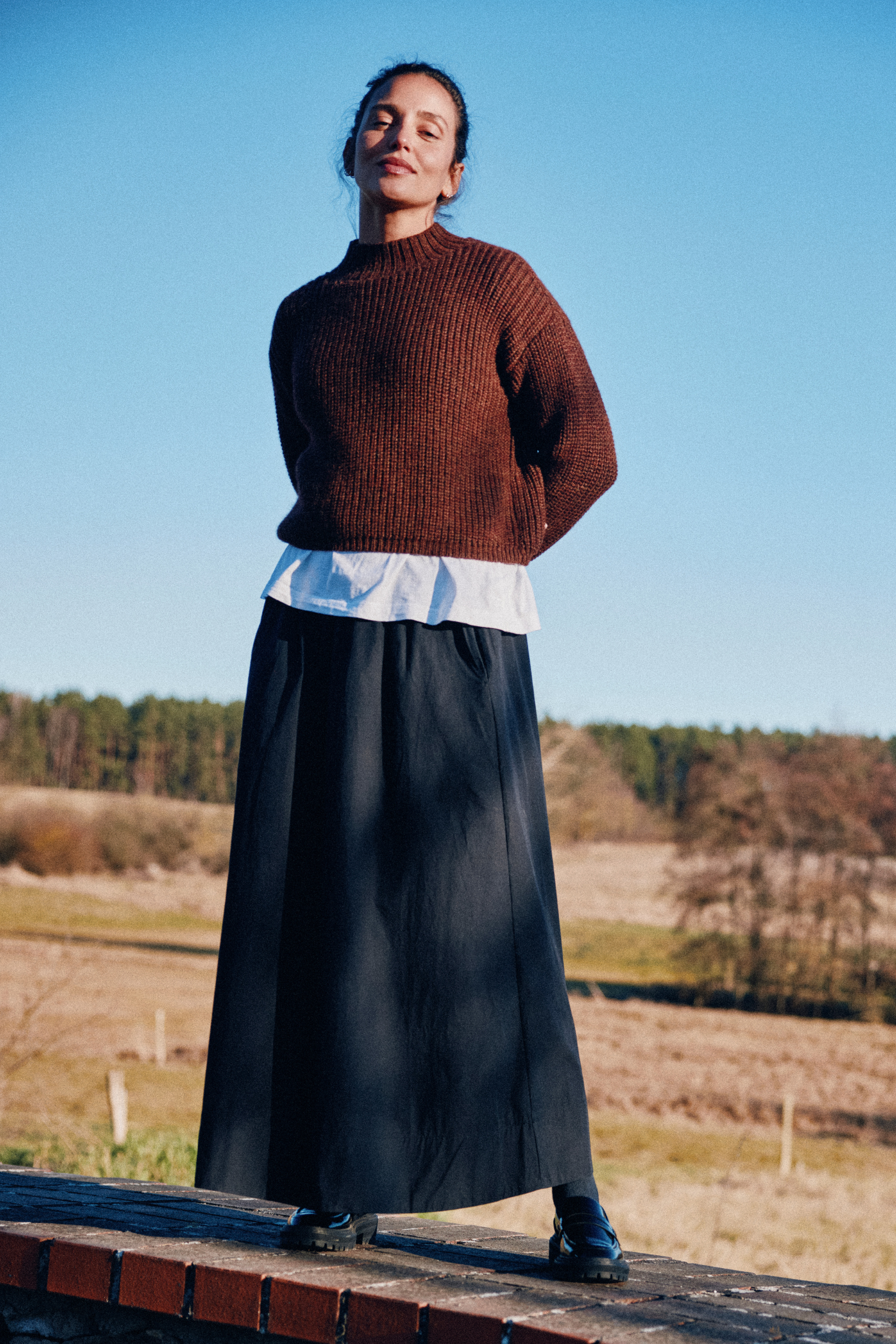 Bio-Baumwoll Maxiock Jharna Schwarz