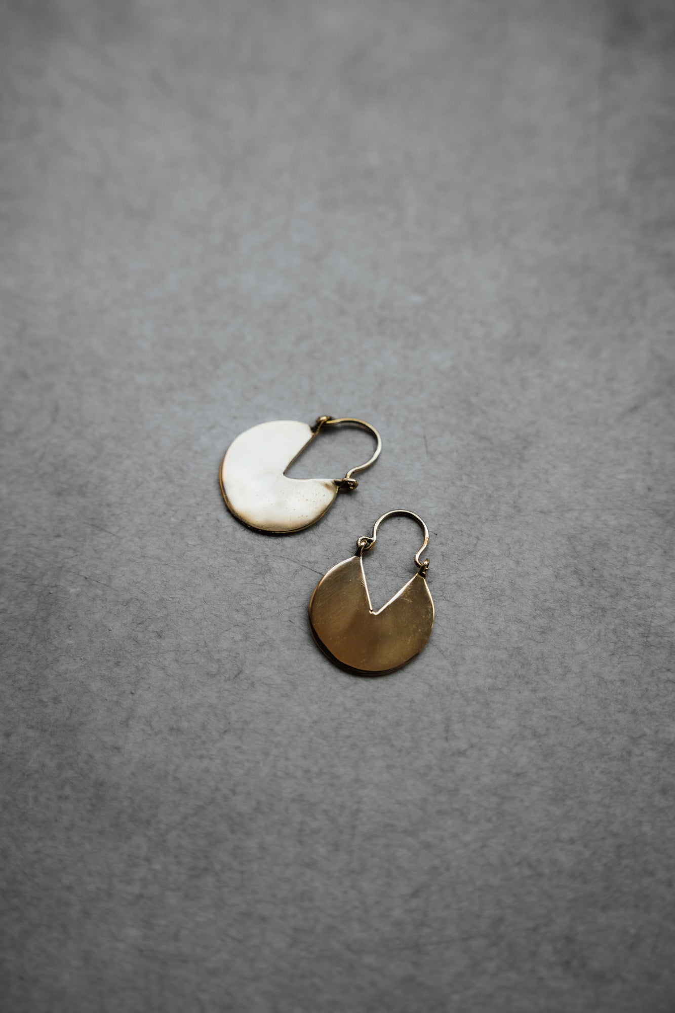 Ohrring Oppam Messing