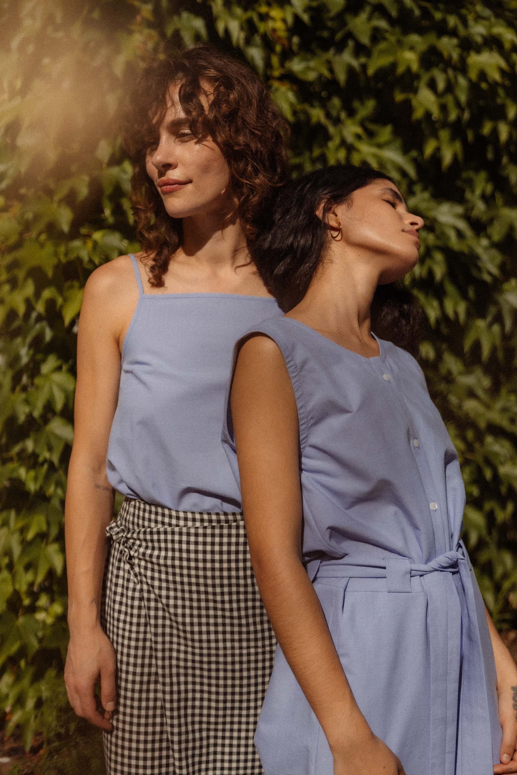Bio-Baumwoll Jumpsuit Daksha Lila