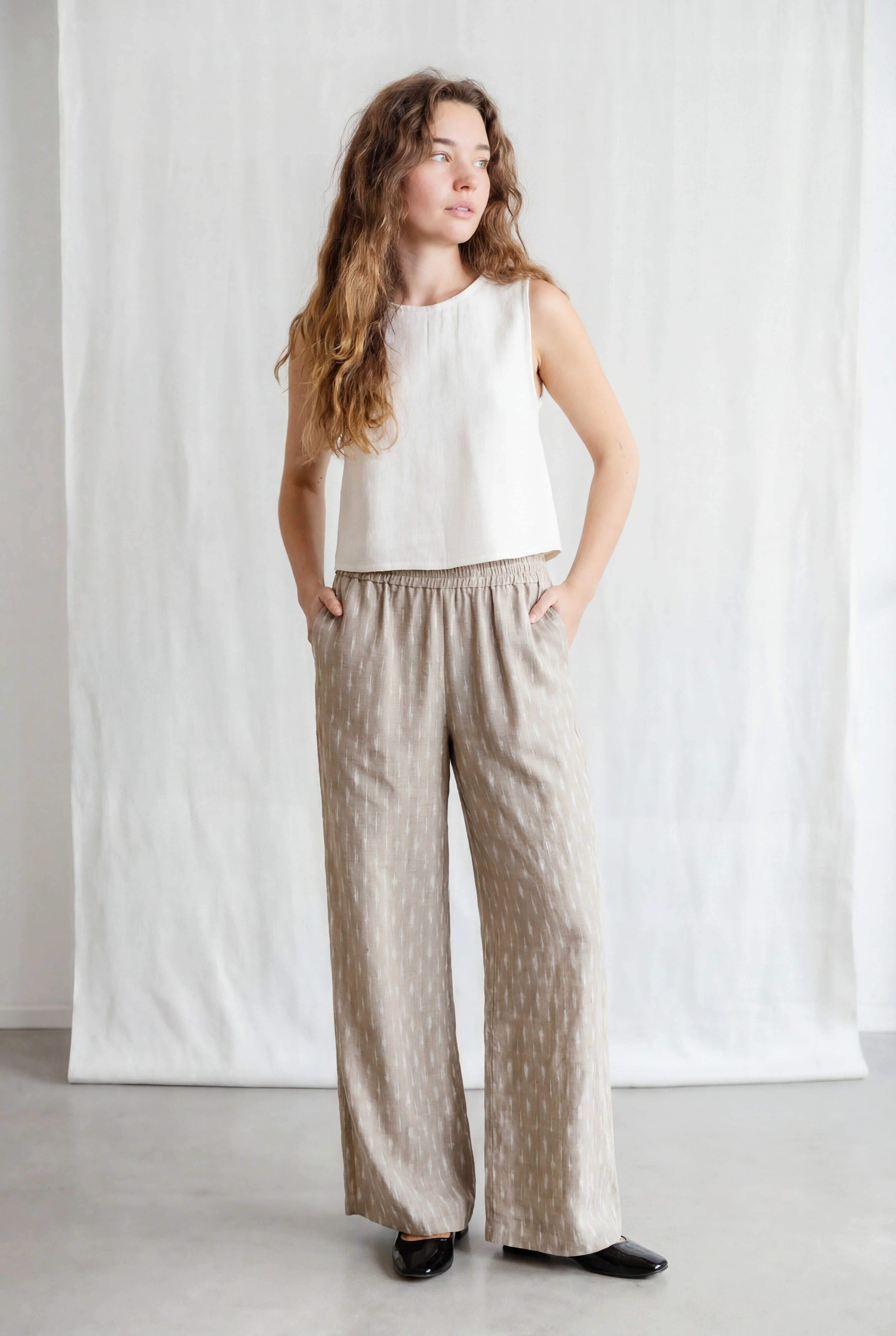 Bio-Baumwoll Hose Jayan Ikat