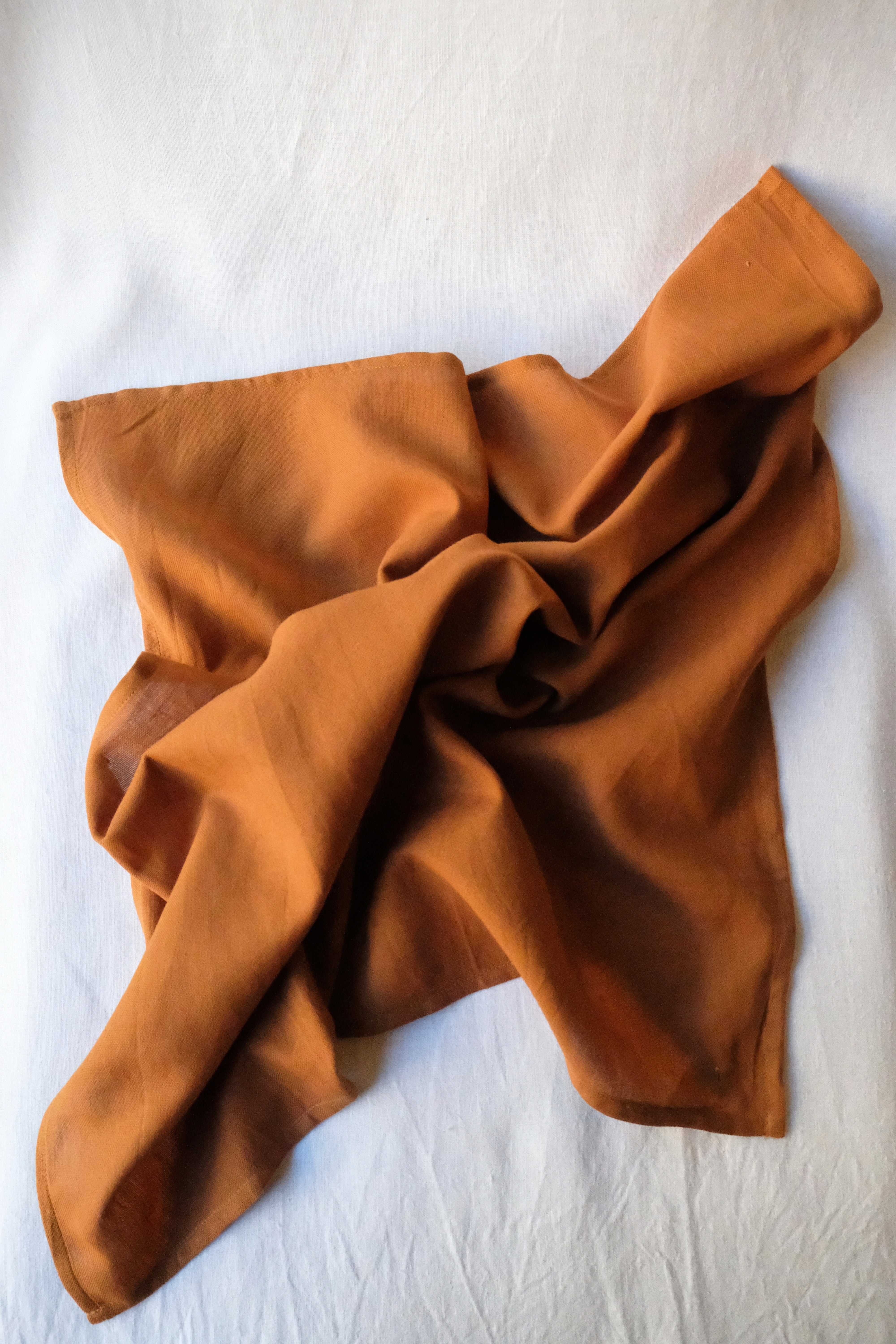 Cotton Bandana Dupatti Hazelnut