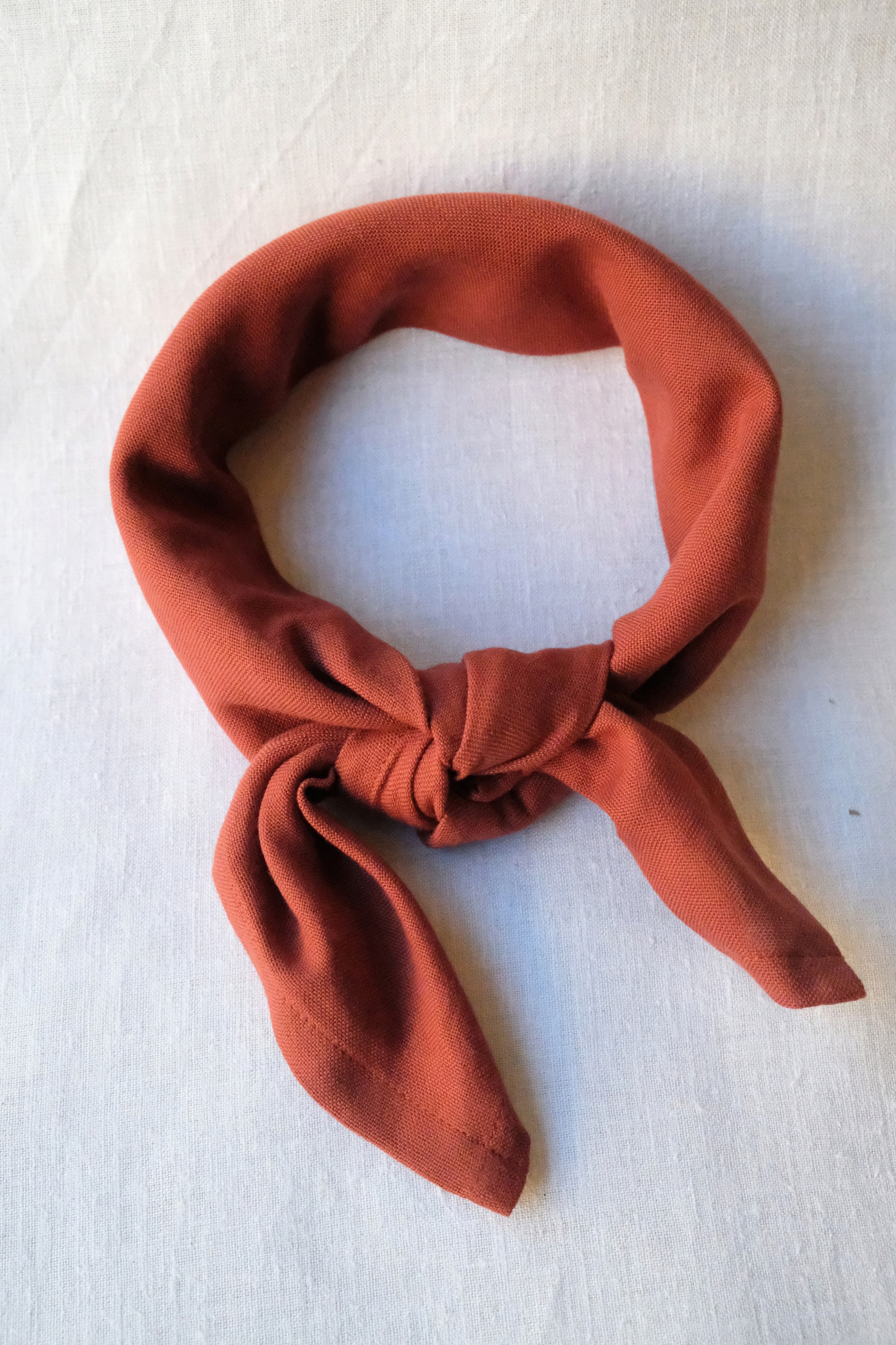 Cotton Bandana Dupatti Mahogany