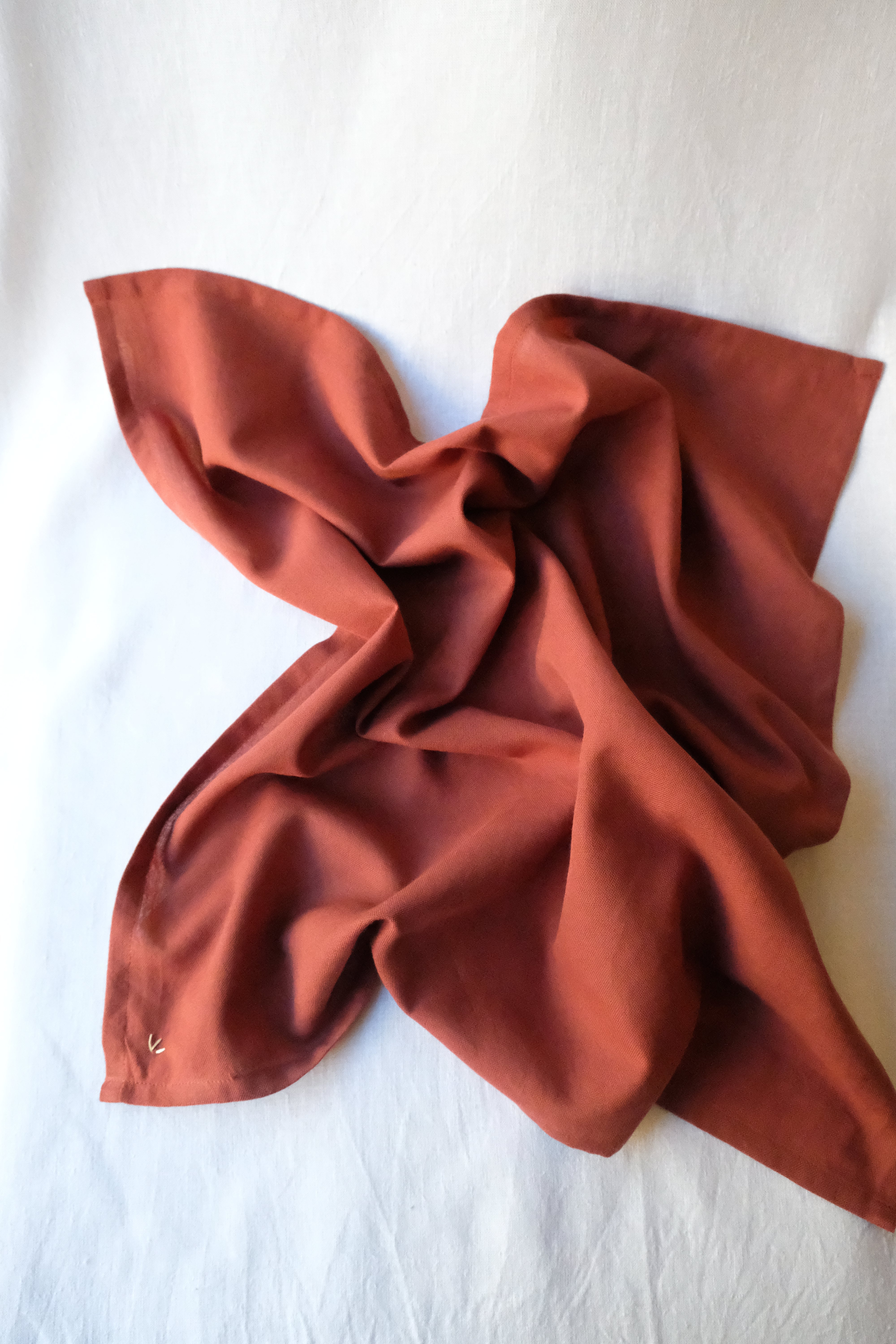 Cotton Bandana Dupatti Mahogany