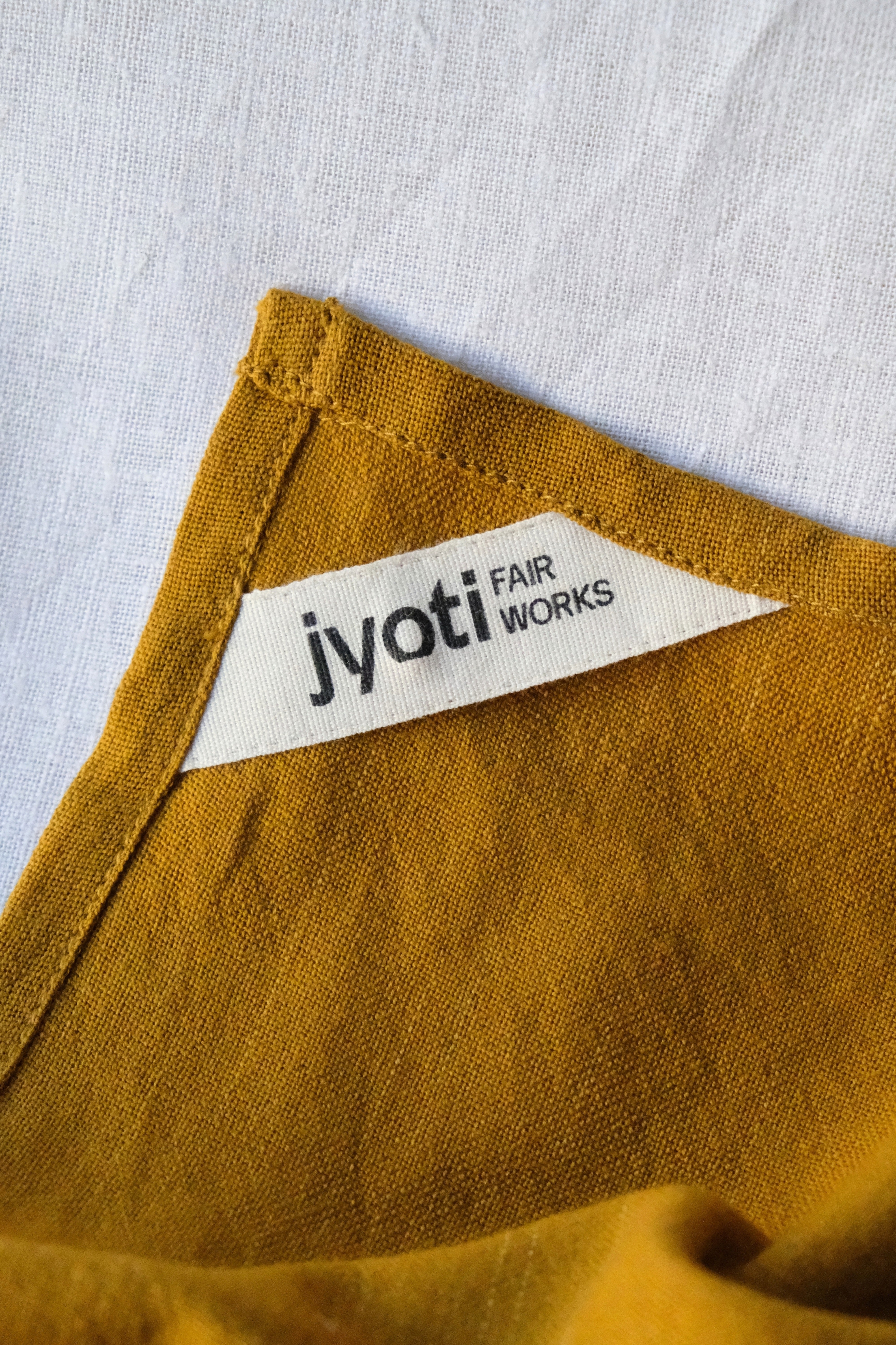 Cotton Bandana Dupatti Mustard Yellow