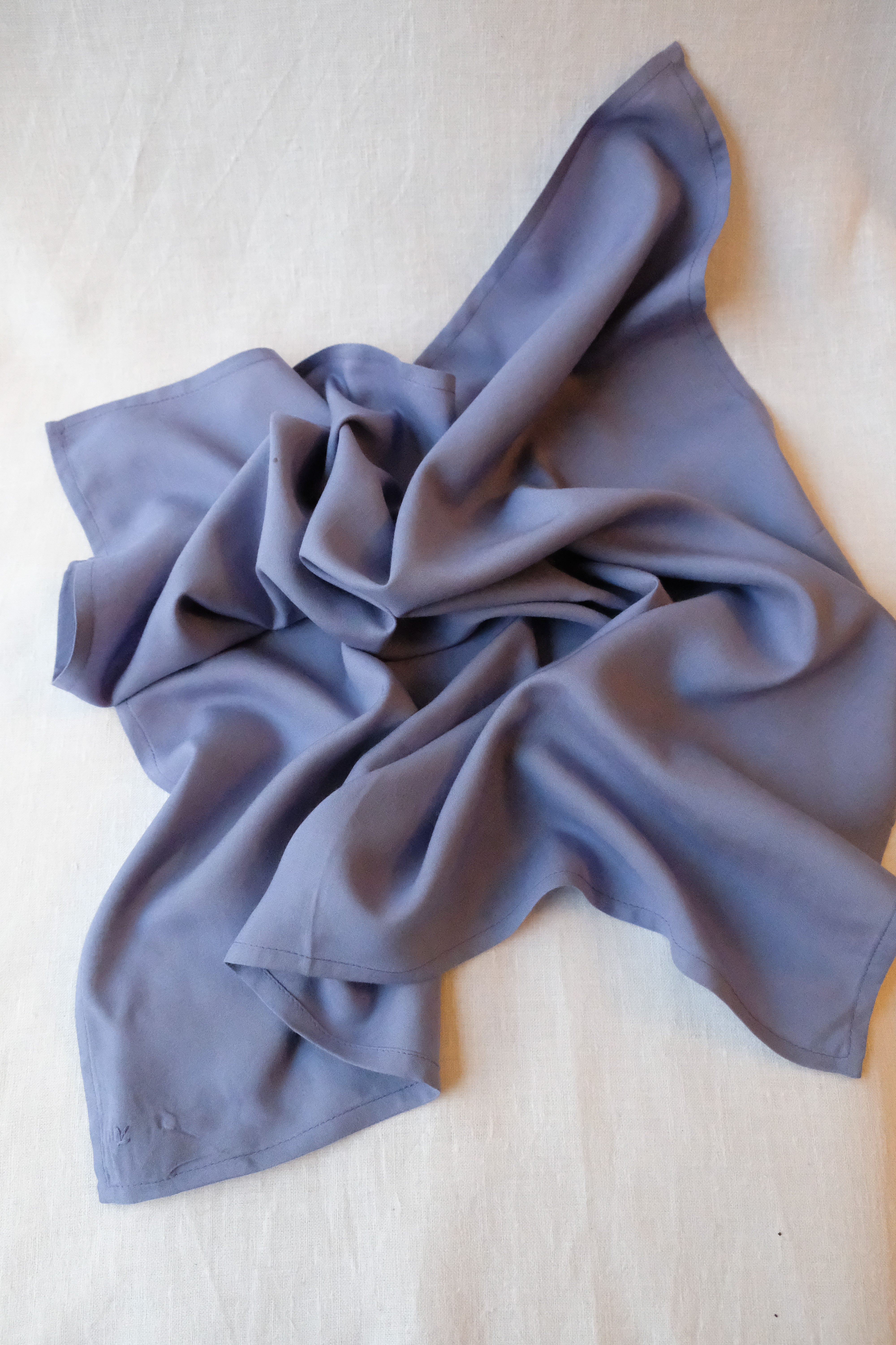Viscose scarf Dupatti smoky blue