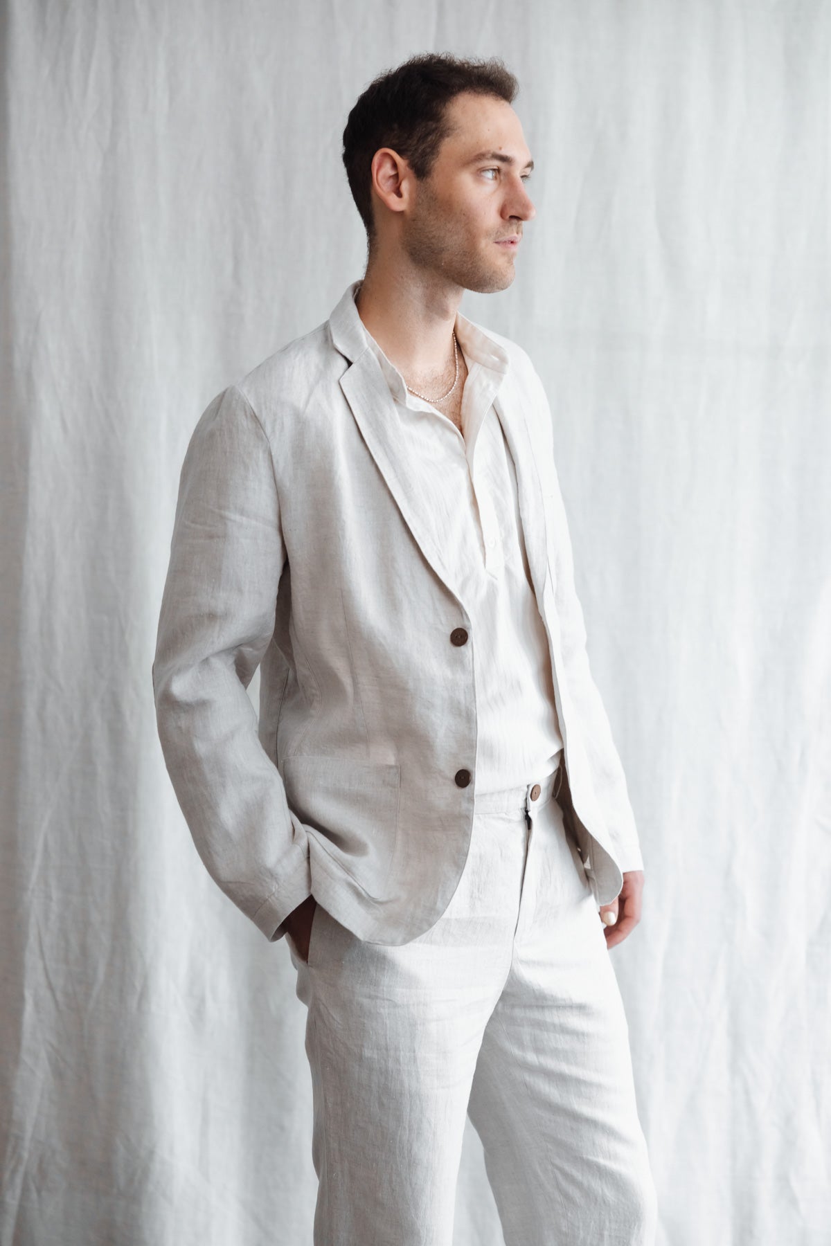 Hemp Jacket Jadu Greige