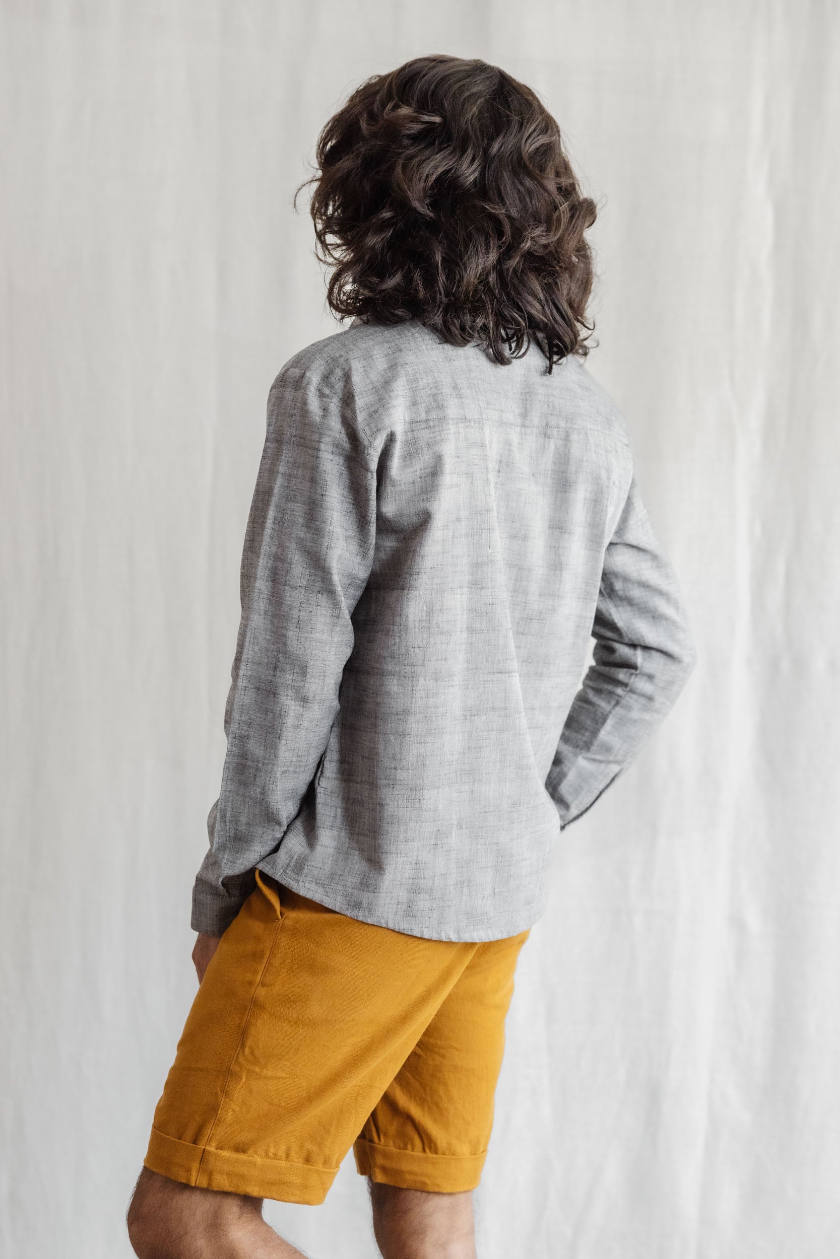 Cotton Shirt Himat Gray