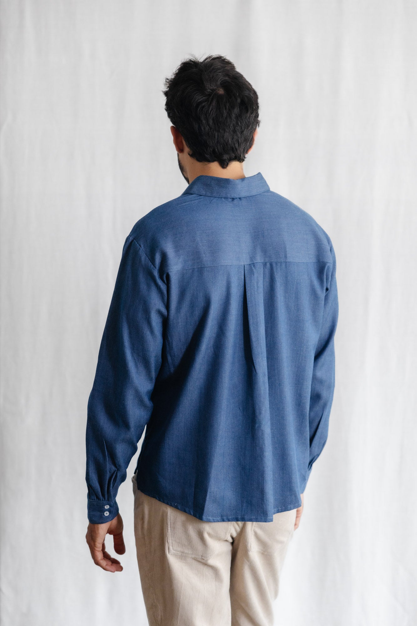Organic cotton denim shirt Nakshita Denim