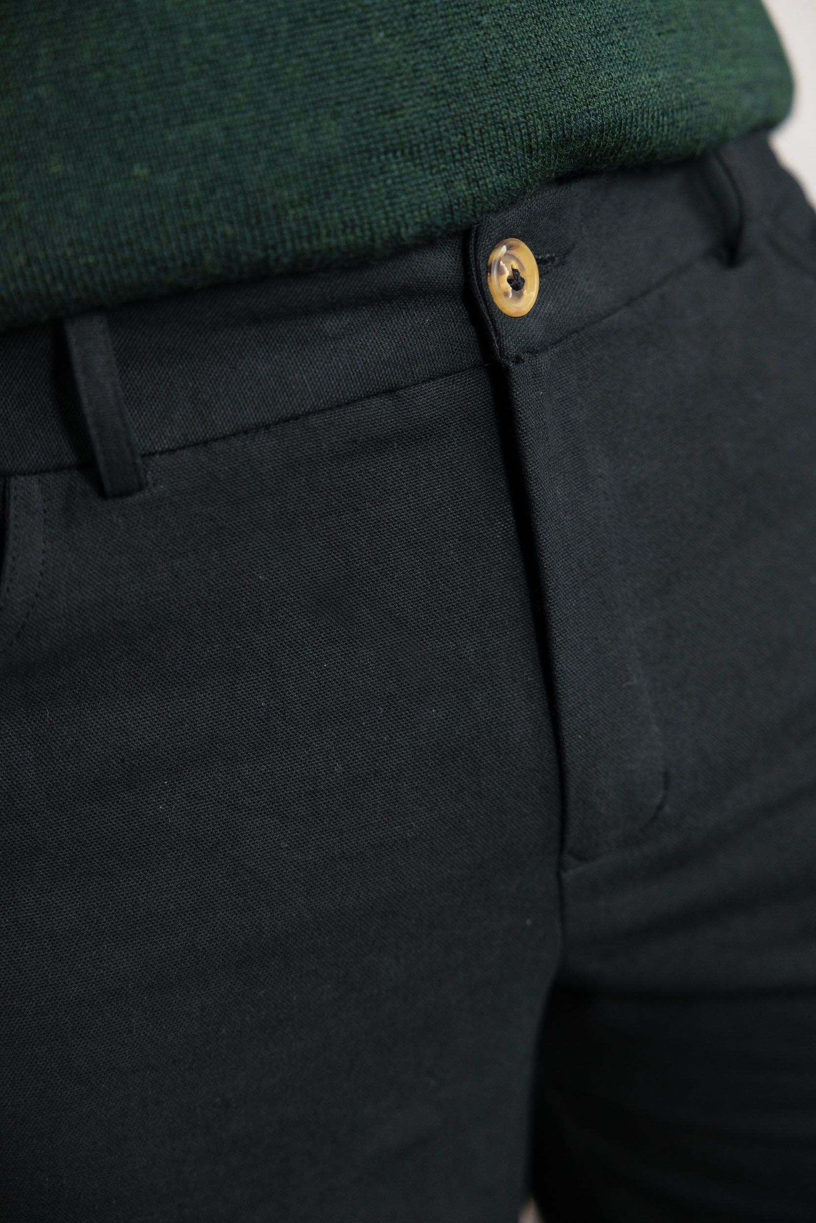 Bio-Baumwoll Hose Prakrit Schwarz